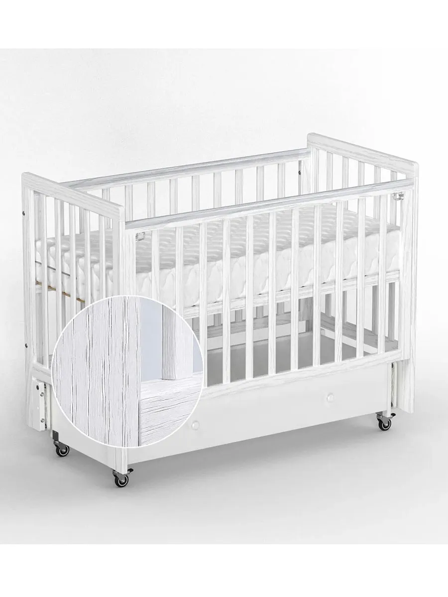 Кровать ANTEMI Classic Sleep Premium 120х60 с ящиком-маятником