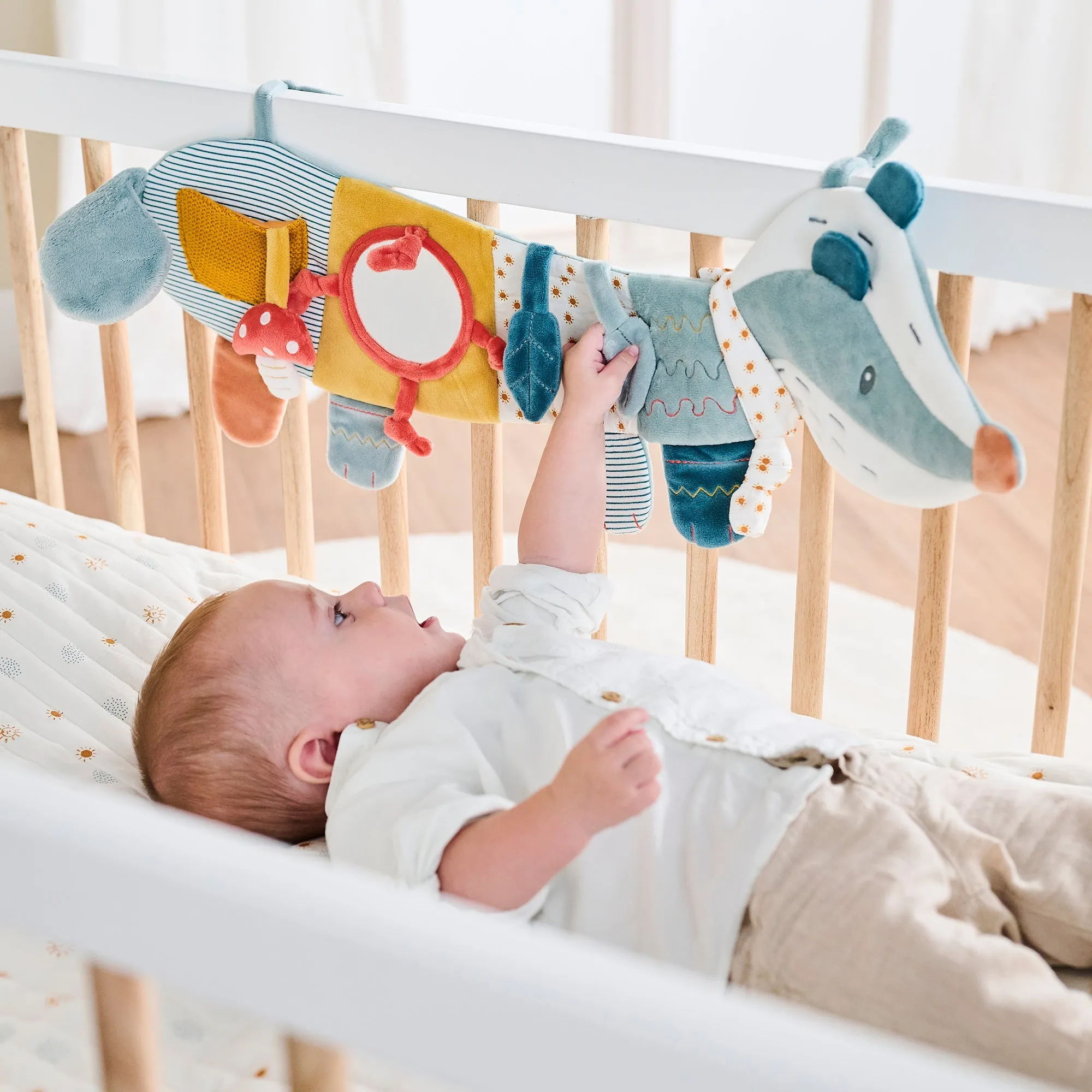 Плед Nattou 75х100см FELIX & LEO Барсук и Ослик 595353