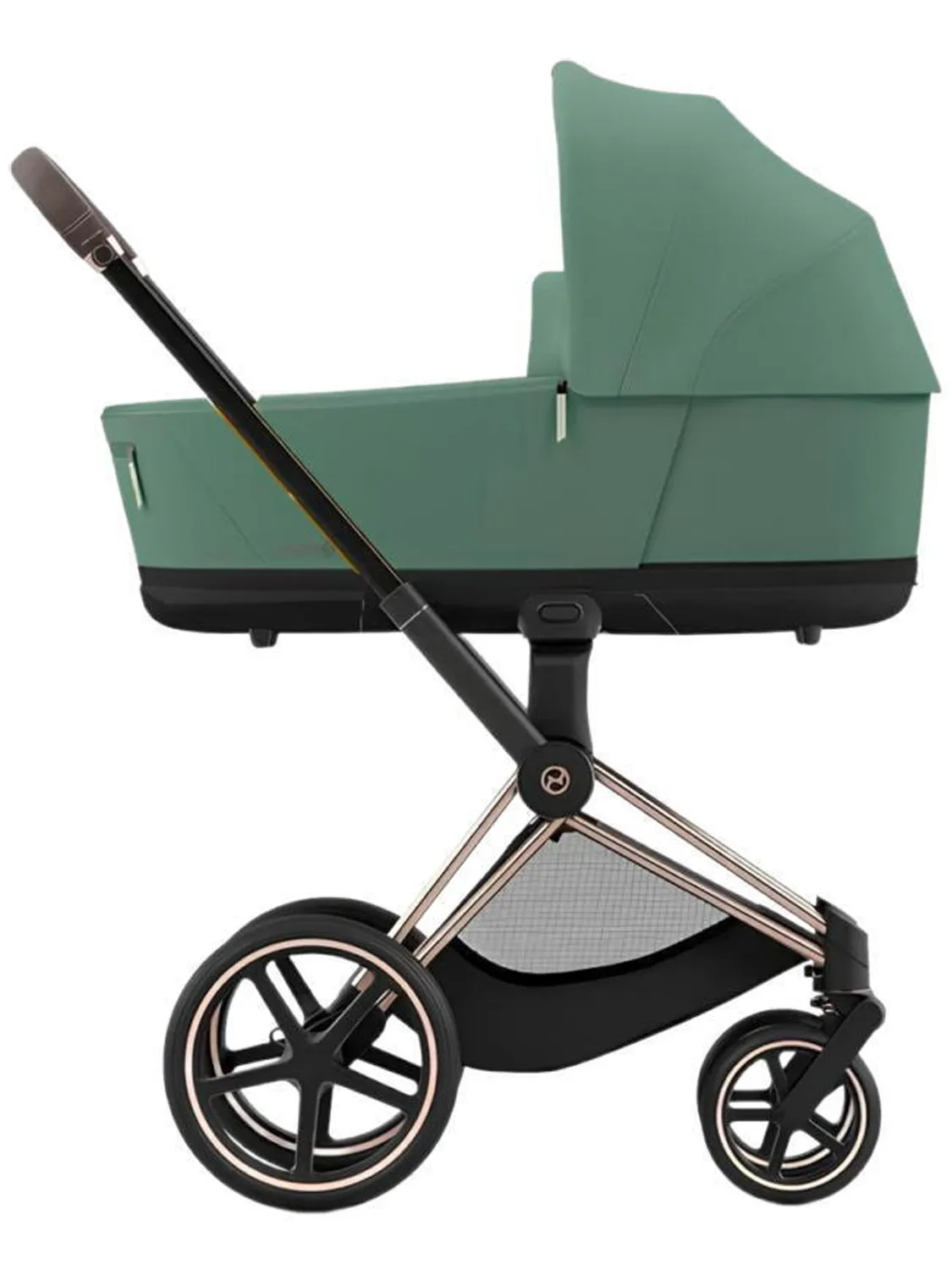 Коляска 2 в 1 Cybex Priam IV шасси Rosegold