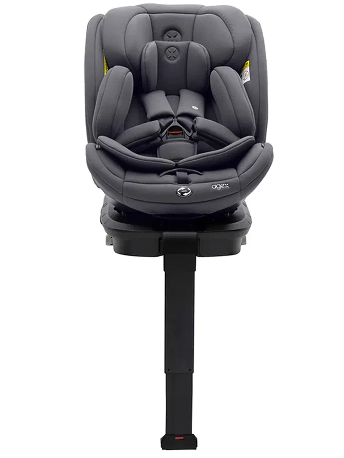 Автокресло 0+/1/2/3 Agex Comfort i-Fix 360 нов, серый (grey). Изображение 3
