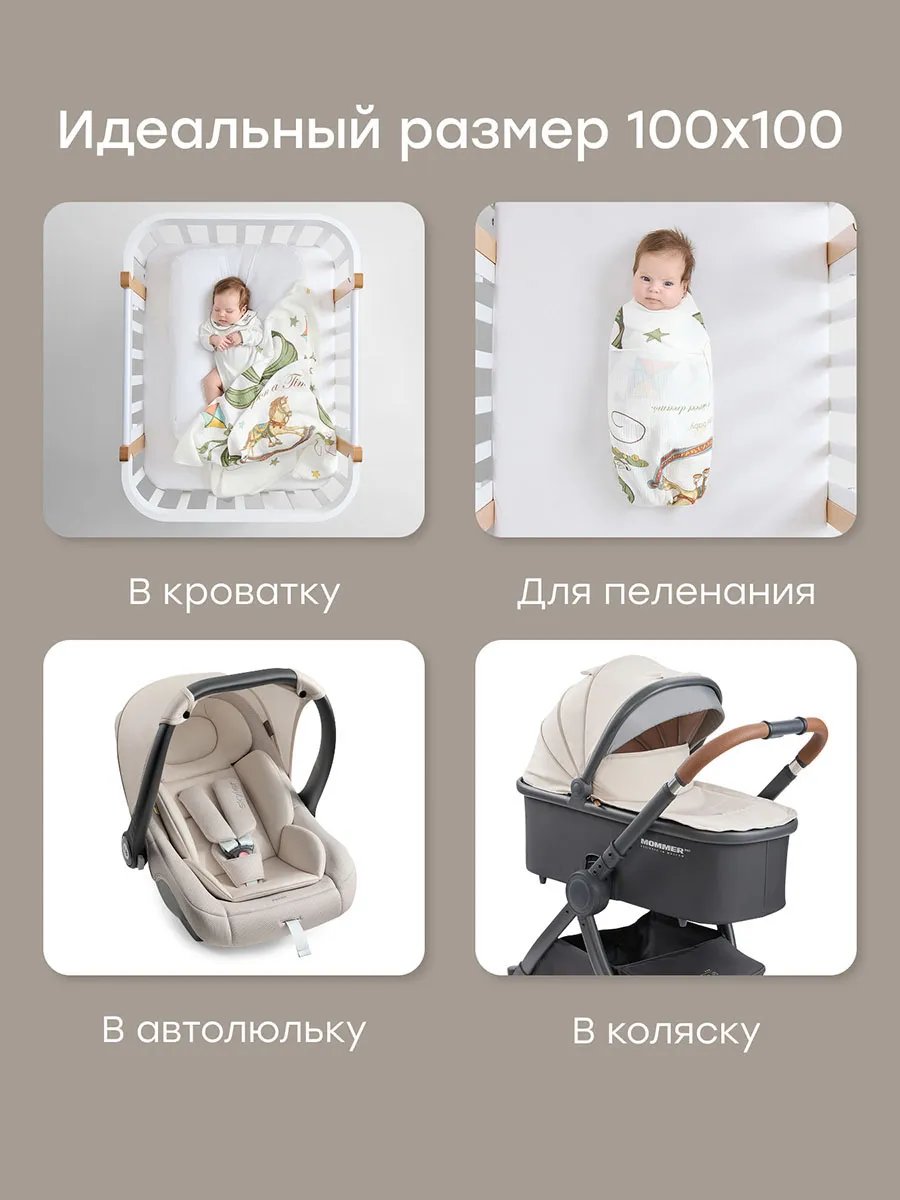 Набор Happy Baby пеленка и нагрудник для детей milky 87571. Изображение 13