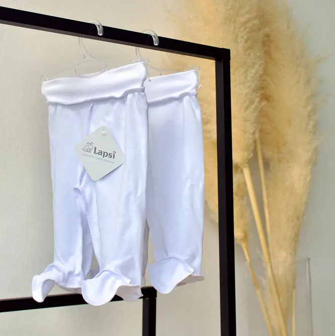 Комплект Lapsi № 3.1: ползунки (2 шт, белый)