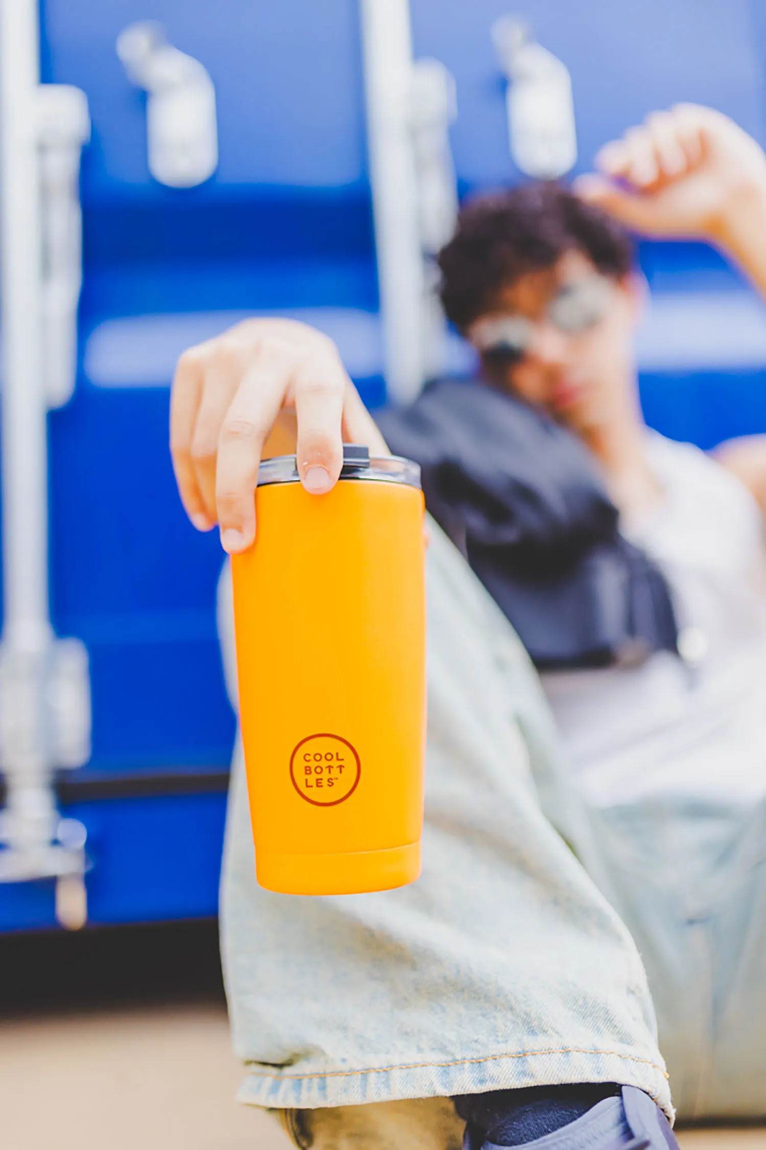 Термокружка Cool Bottles Tumbler Vivid Yellow 550 мл CBT55VIY