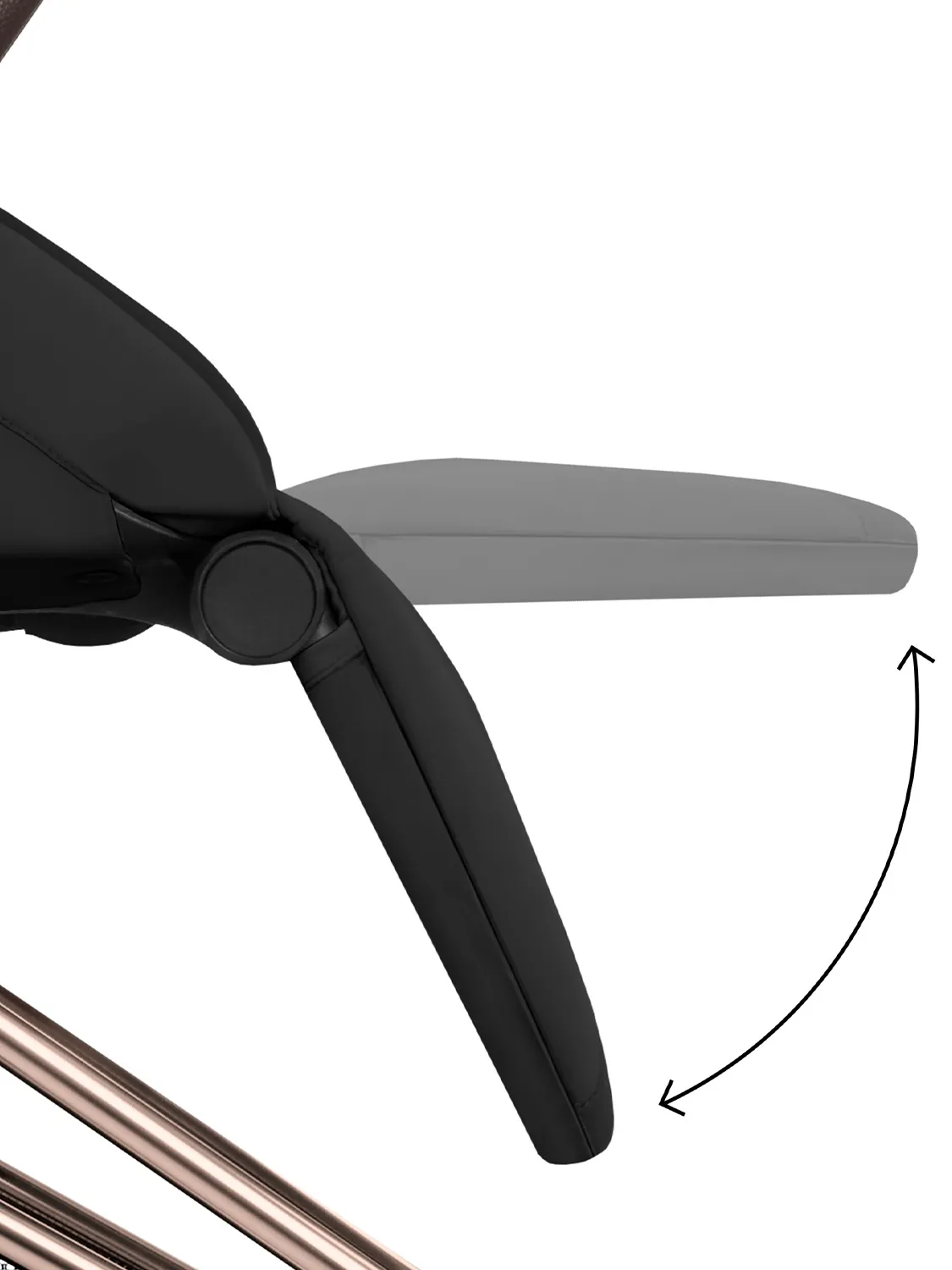 Коляска 2 в 1 Cybex Priam 5 Style шасси Rosegold