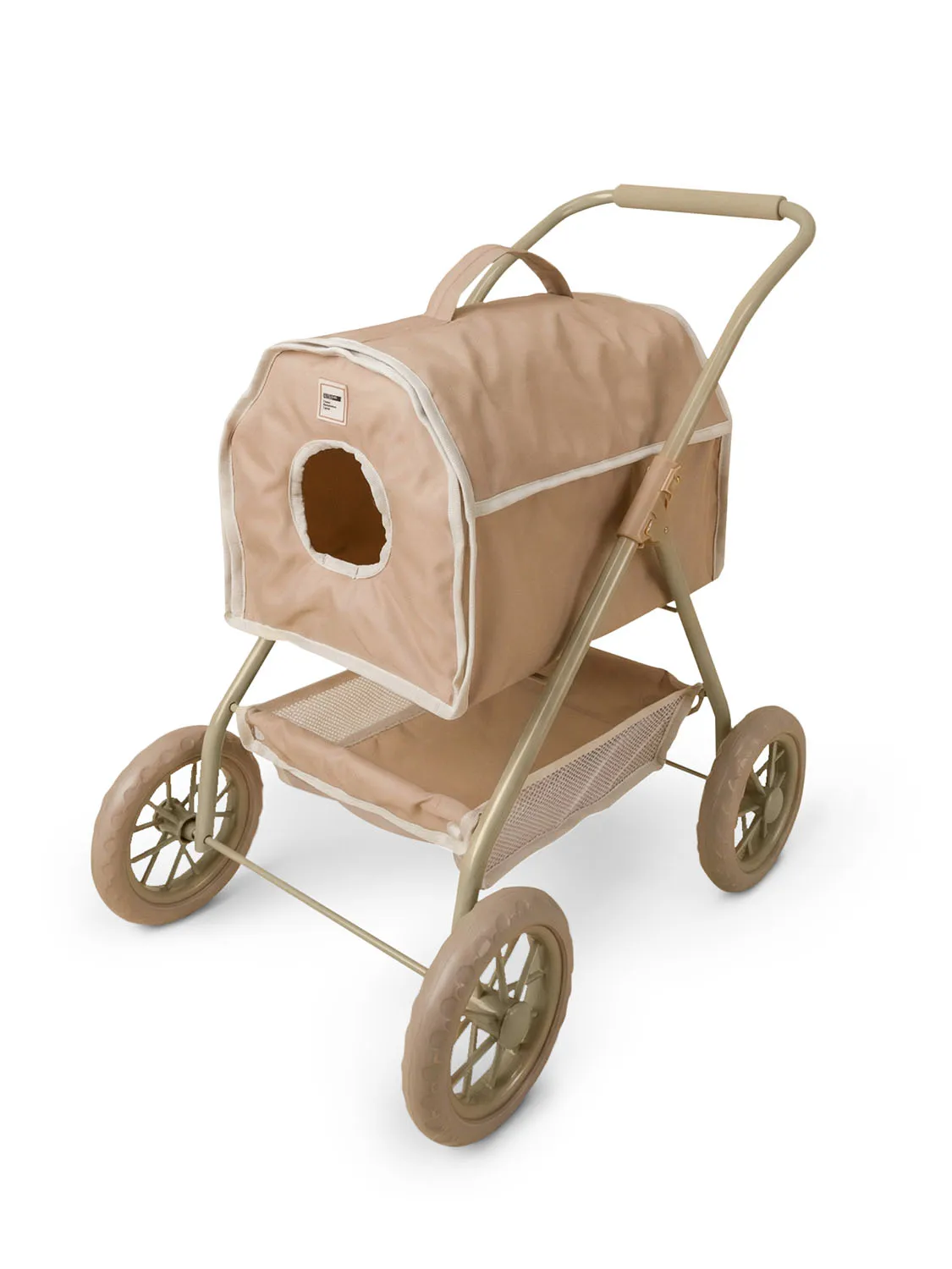 Коляска UNIX Kids Pet Doll для кукол Бежевый (Camel) DOLLPETCL