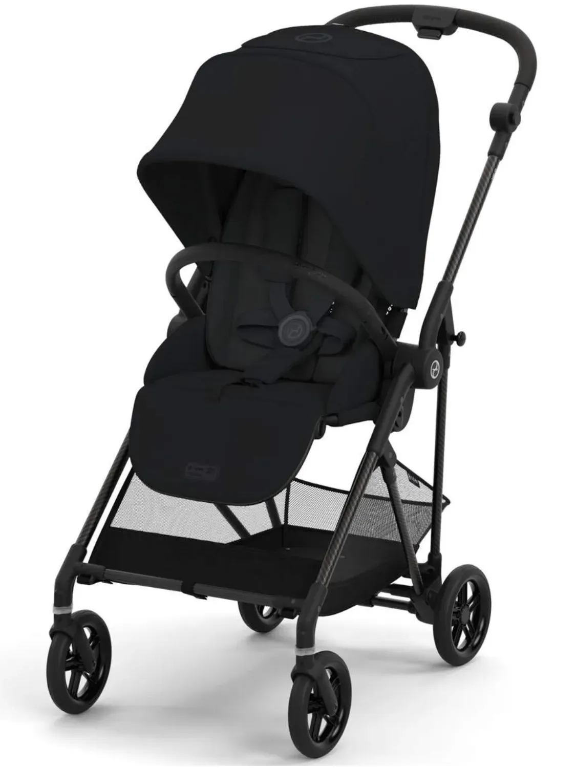 Коляска прогулочная Cybex Melio Carbon с дождевиком 2024
