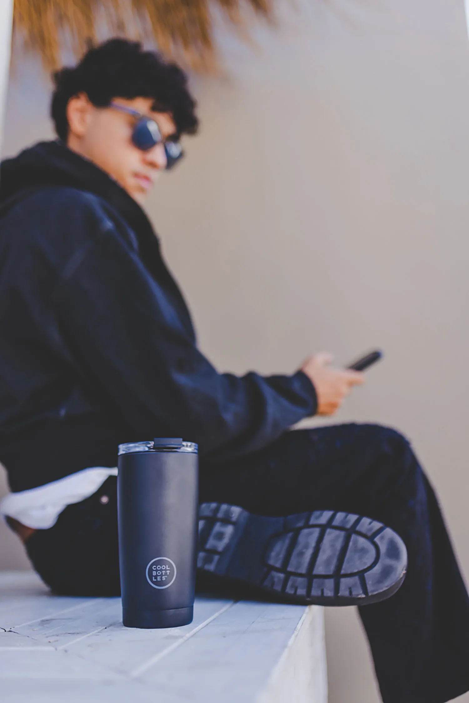 Термокружка Cool Bottles Tumbler Mono Black 550 мл CBT55MOB