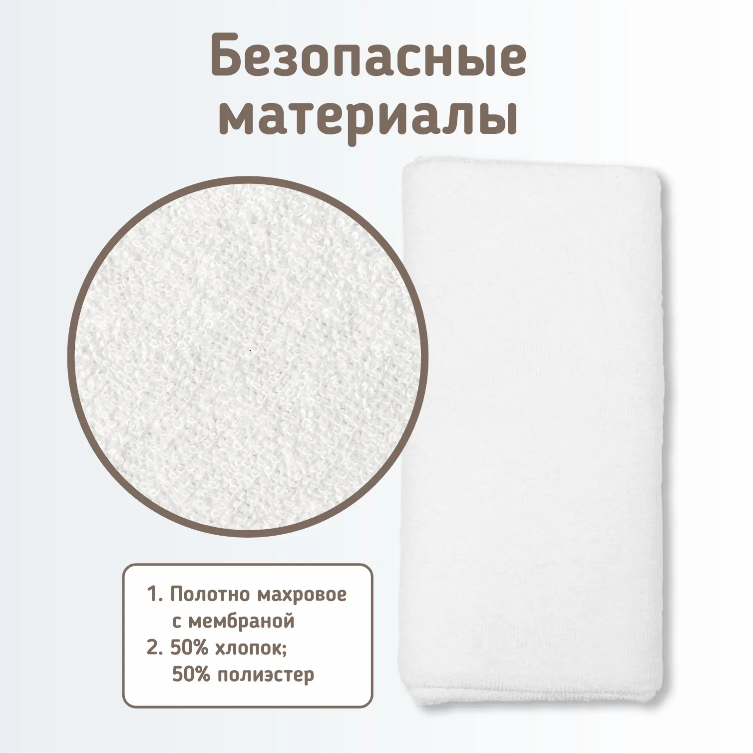 Наматрасник ANTEMI водонепроницаемый на фиксаторах 100х70см HB_AN-11110