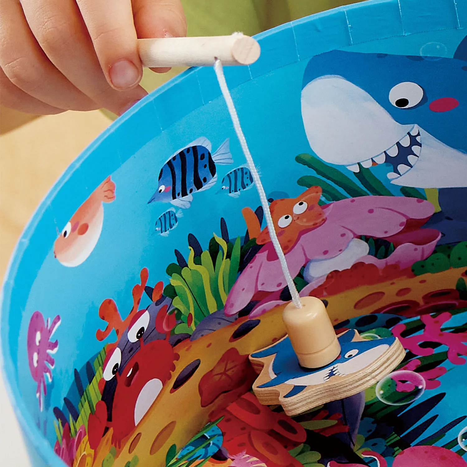 Игра настольная HAPE детская «Играем вместе», Эко Рыбалка E1104_HP