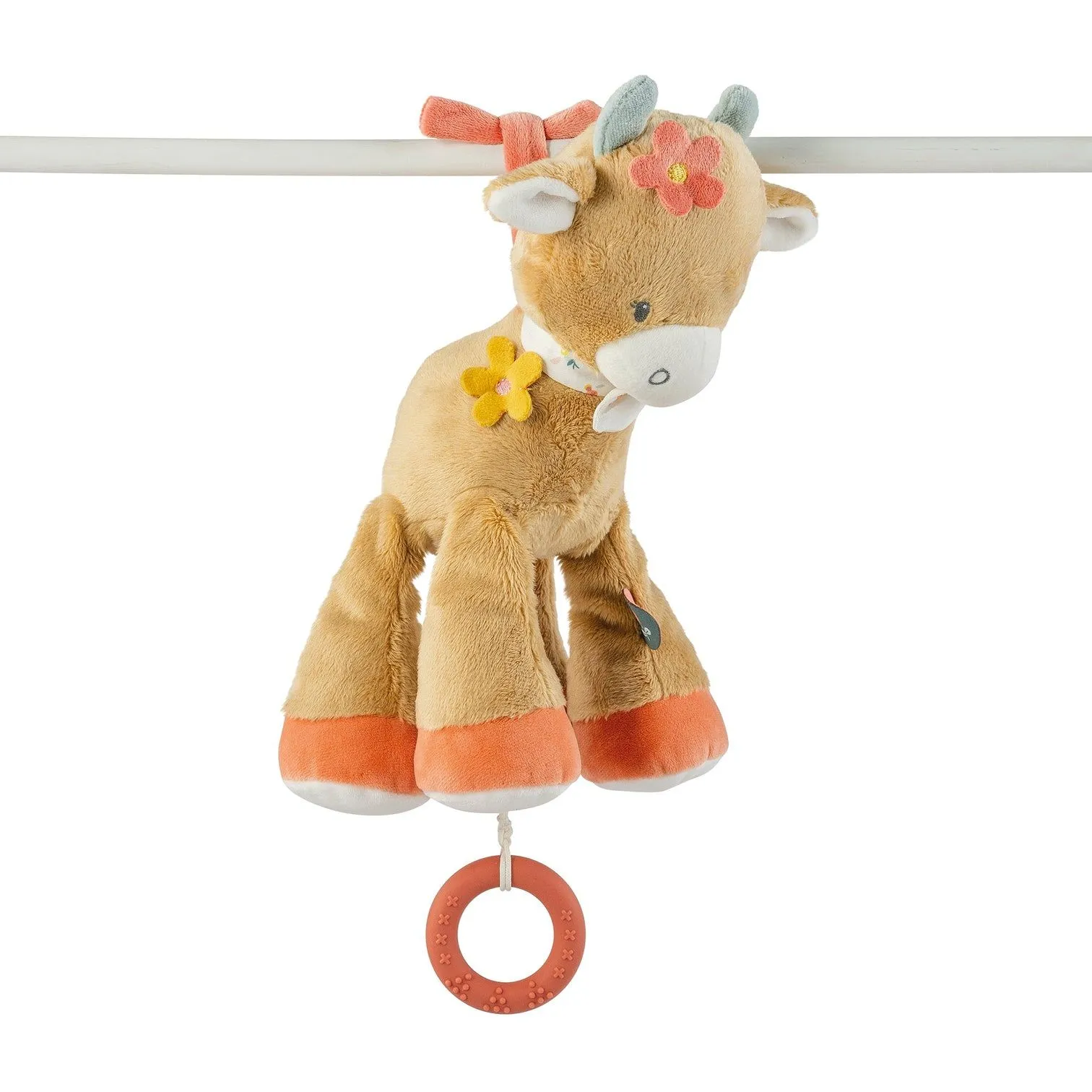 Игрушка мягкая Nattou Musical Soft toy MILA ZOË LANA  Корова музыкальная 266062