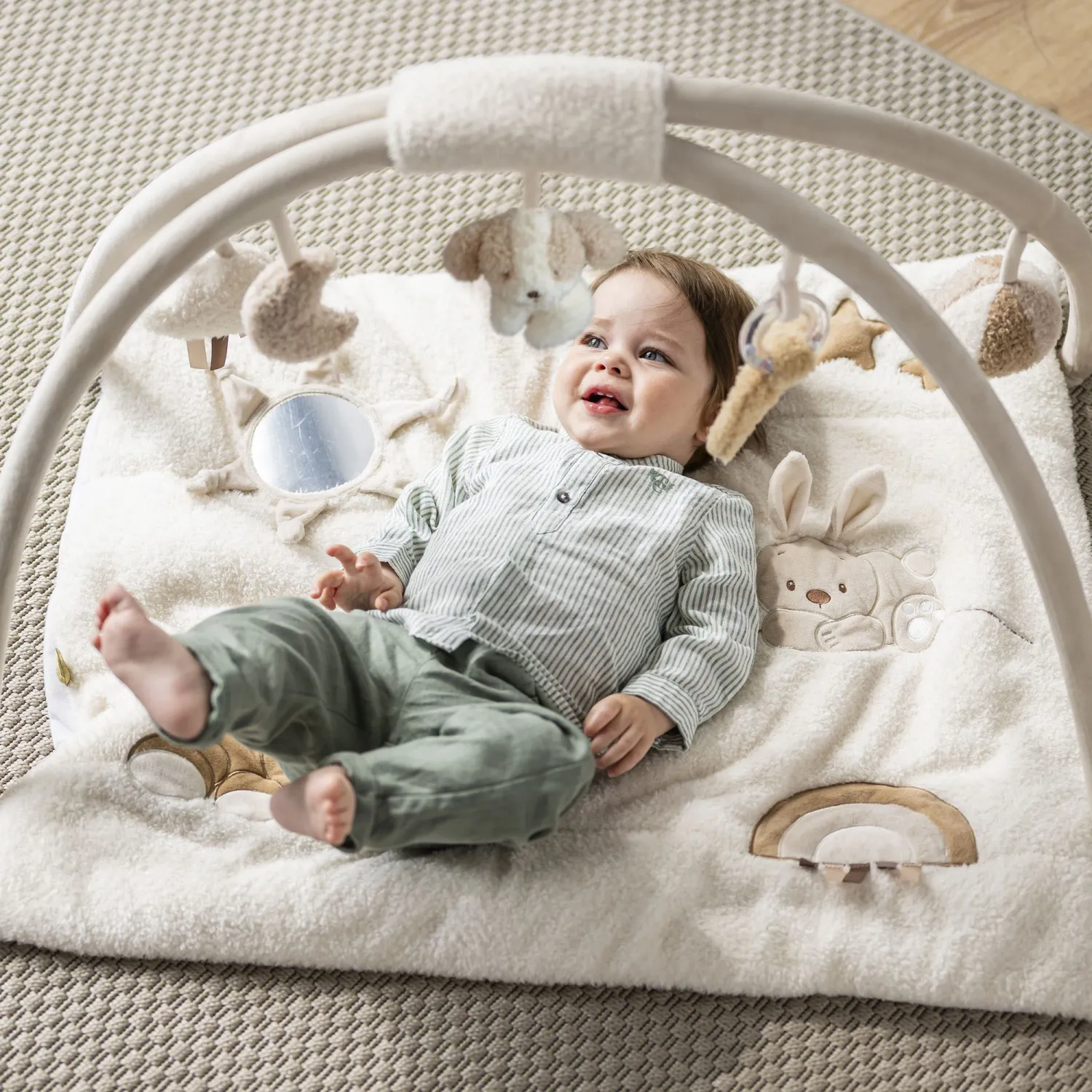 Коврик детский игровой Nattou TEDDY с арками 856393