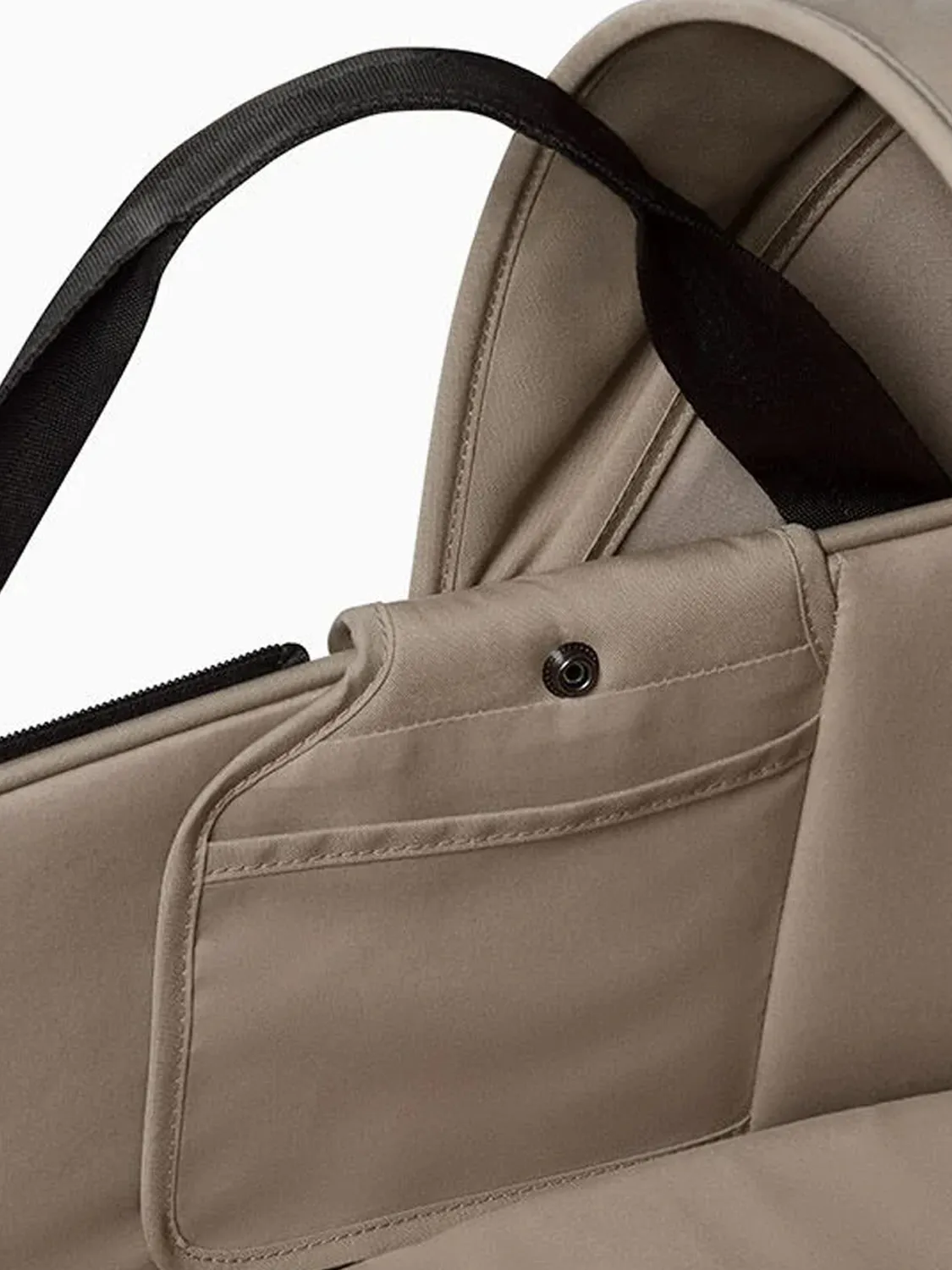 Коляска 2 в 1 Stokke YOYO3 shell, серо-коричневый (taupe), рама черная. Изображение 9