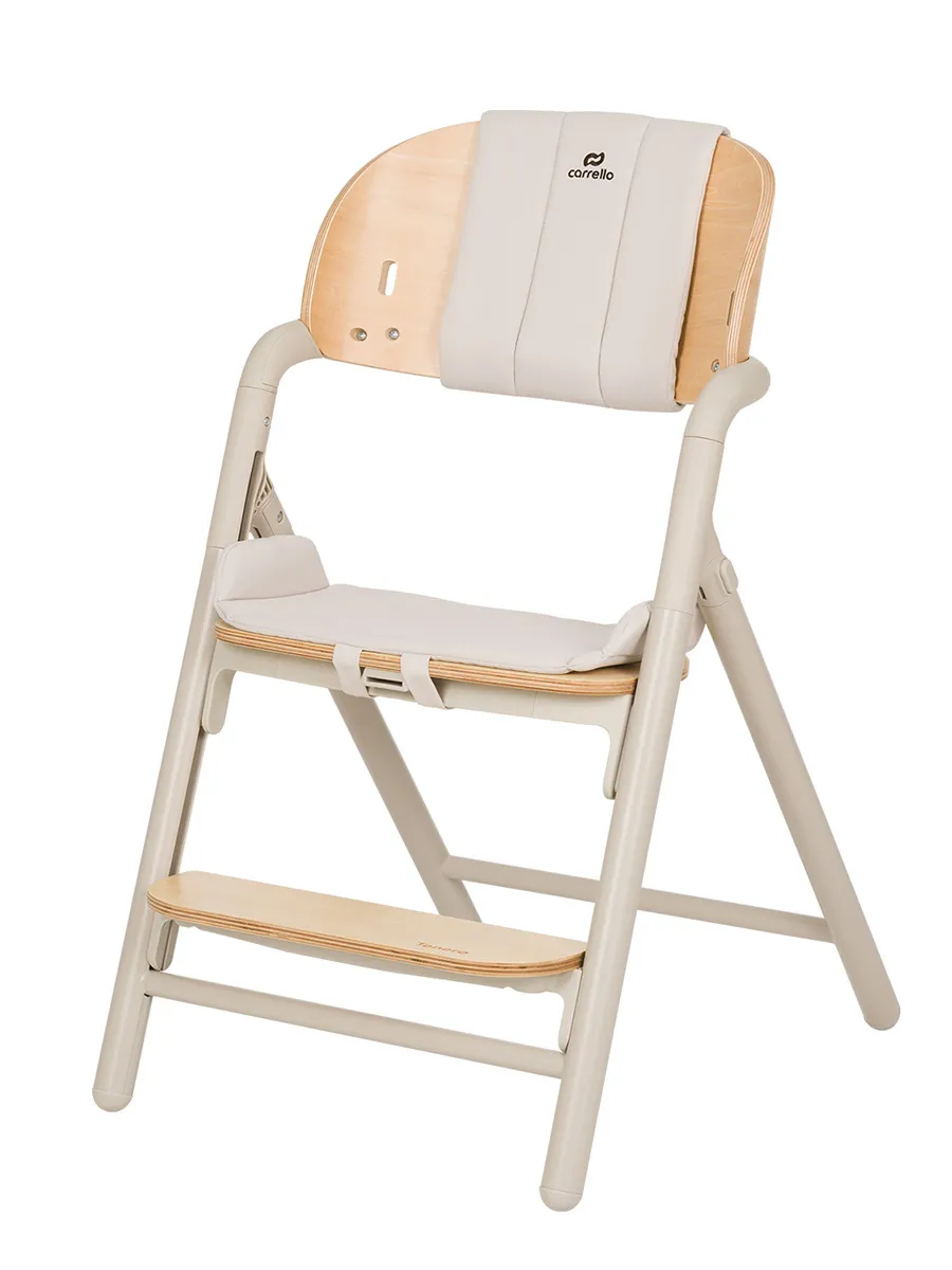 Стульчик для кормления CARRELLO Tenero Бежевое дерево (Olympus Beige Wooden) CRL-9507. Изображение 12