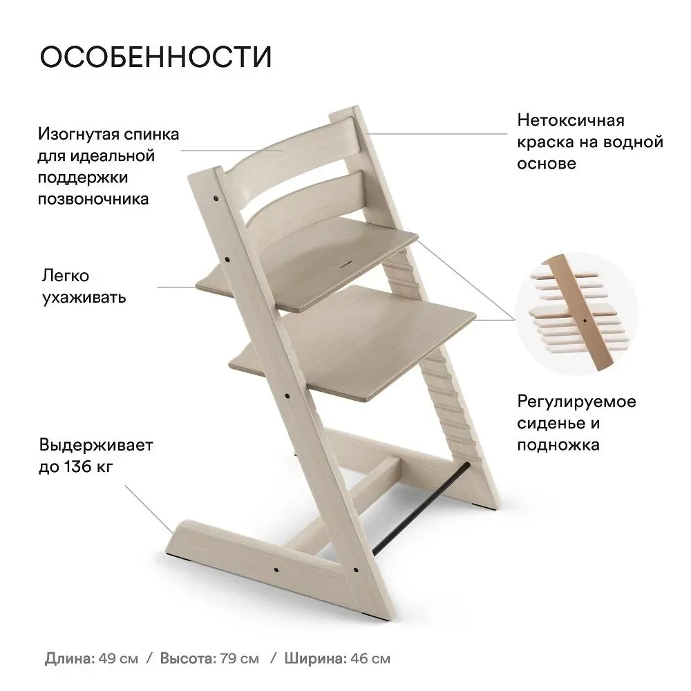 Набор Stokke Tripp Trapp: стул, сиденье 6 , подушка