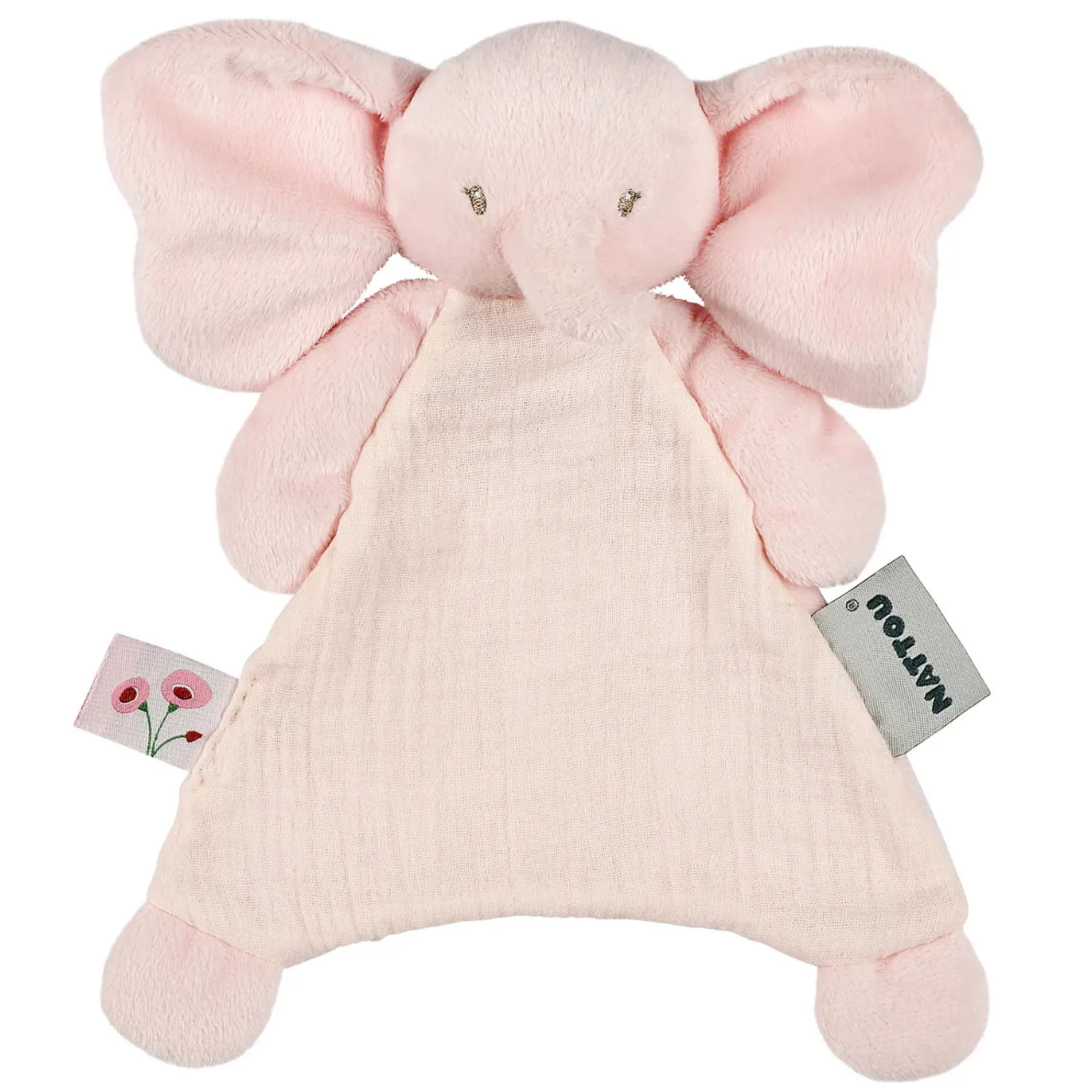 Игрушка мягкая Nattou Doudou малая FANFAN Слонёнок pink 759076