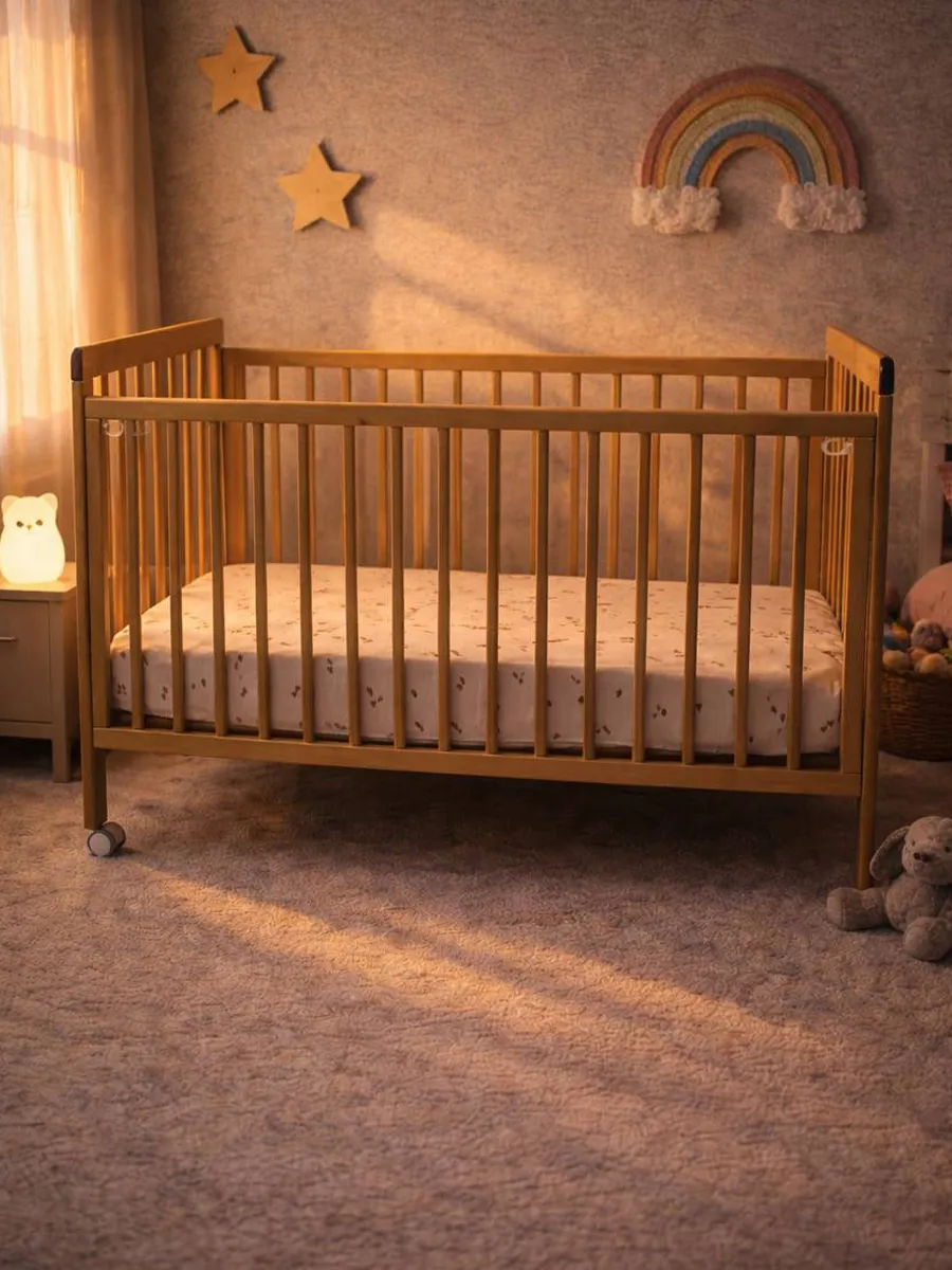 Кровать Lillaland 120х60 Lilla Aria Lite дерево Lil_lt_wood + матрас