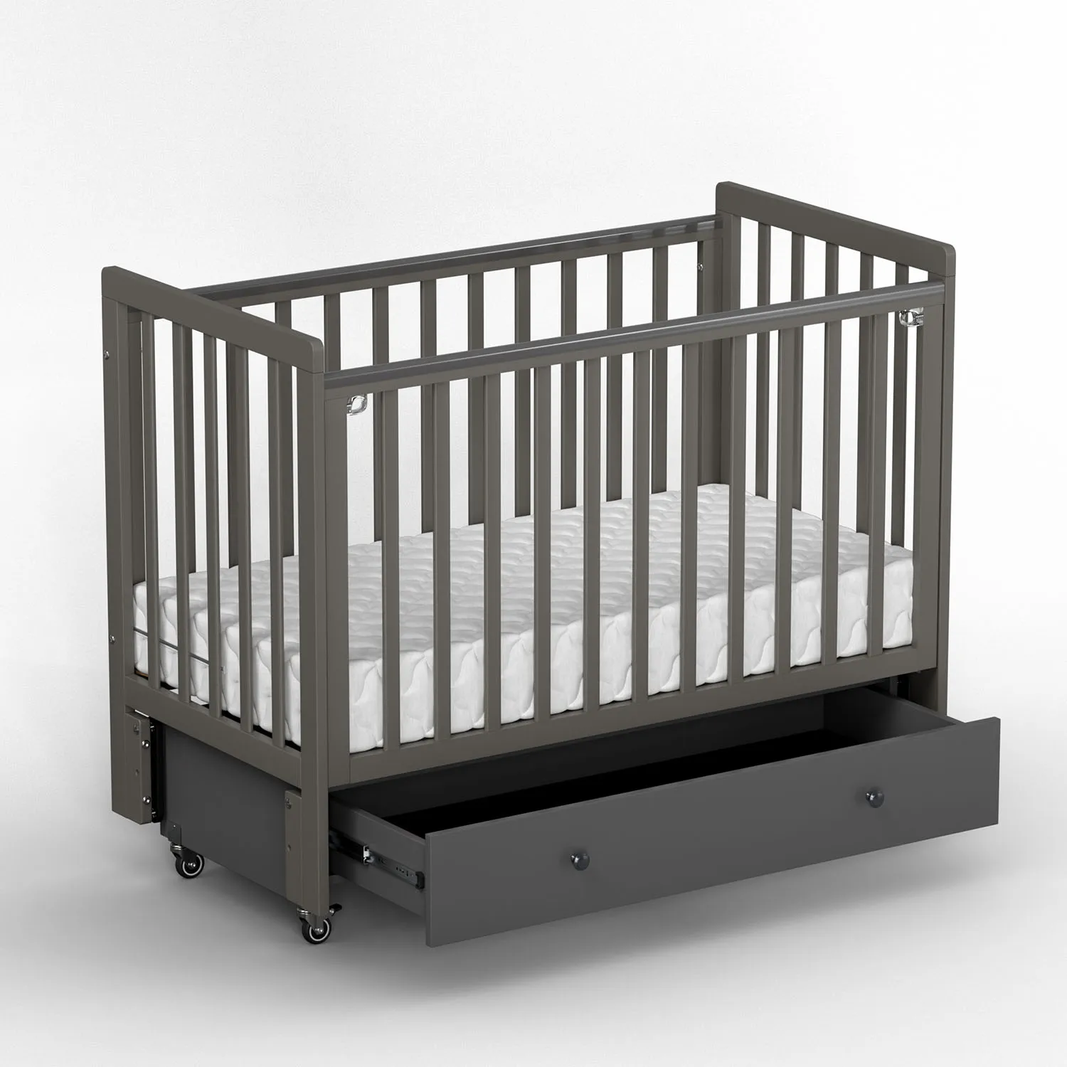 Кровать ANTEMI Classic Sleep 120х60 с ящиком-маятником