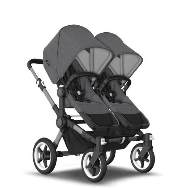 Коляска 2 в 1 Bugaboo Donkey 5 Twin шасси Graphite