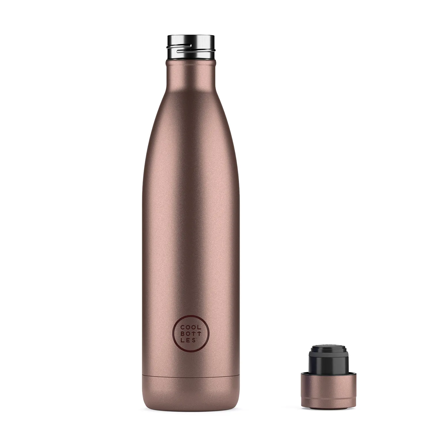 Термос–термобутылка Cool Bottles Metallic Rose 750 мл CB750MER