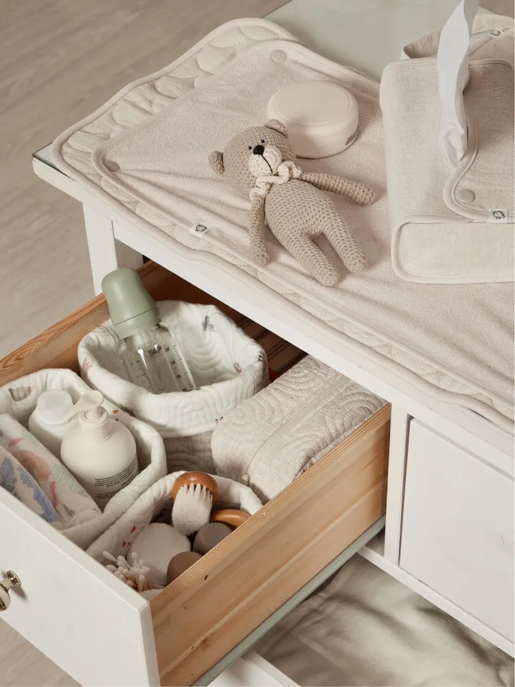 Корзины для хранения BUBA KIDS 3 шт. Заповедный лес/Натуральный BKBASK101. Изображение 7