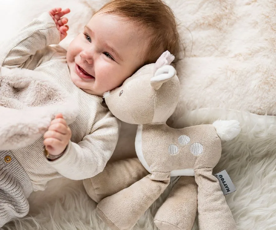 Игрушка мягкая Nattou Soft toy FANFAN Оленёнок 759007