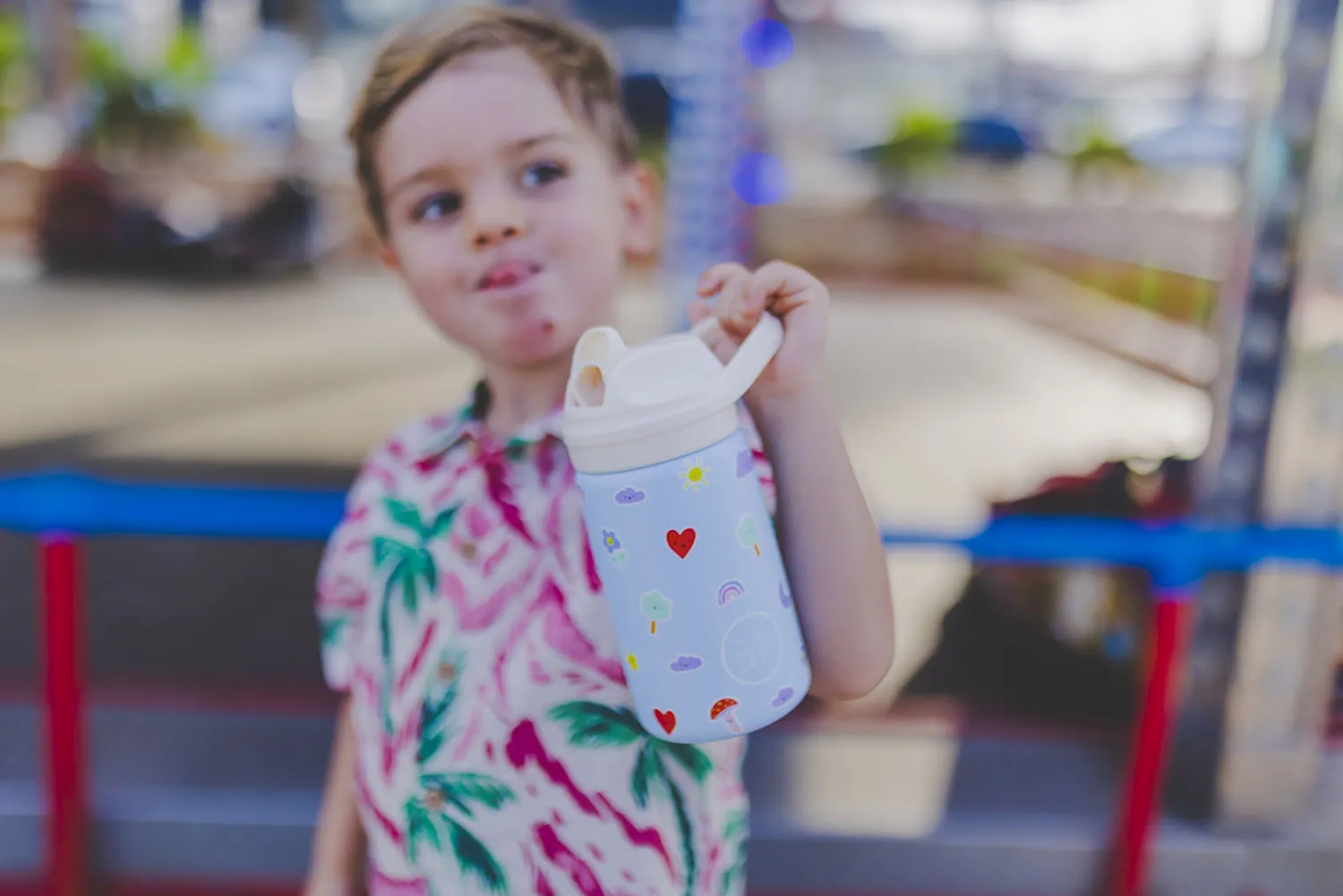 Термос-термобутылка Cool Bottles Kiddie Rainbow Clouds 350 мл