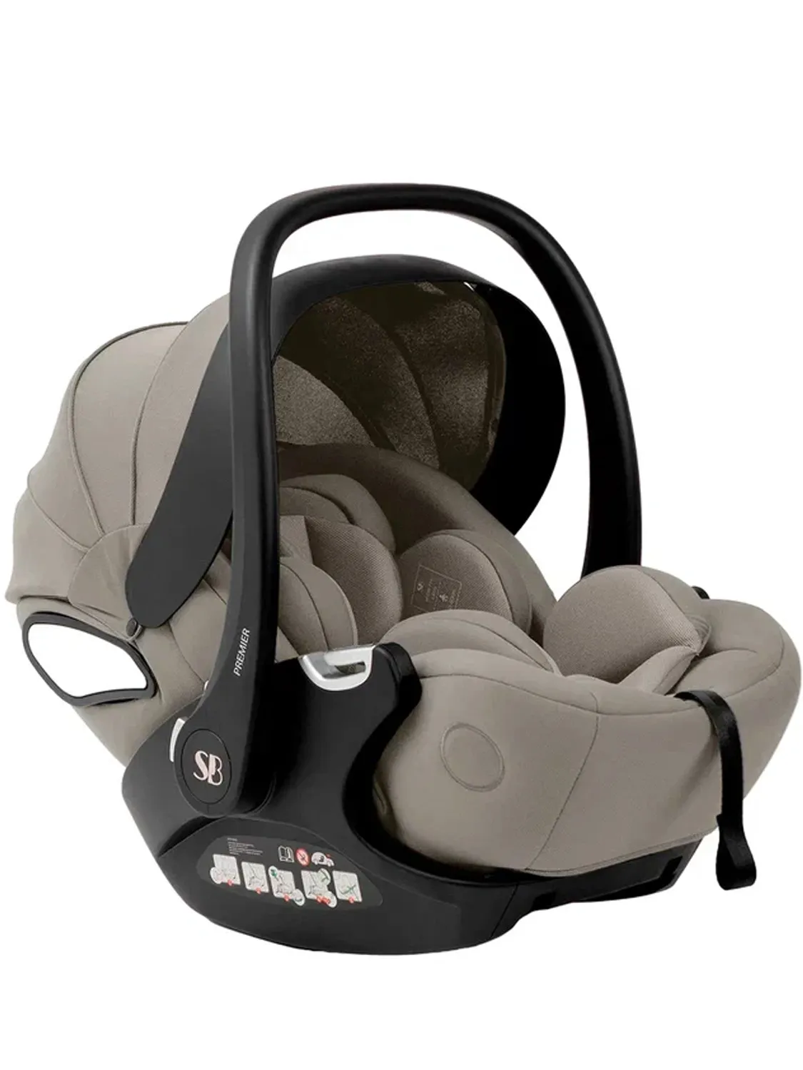 Автокресло 0+ Sweet Baby Premier WG06 Pro, бежевый (beige). Изображение 17