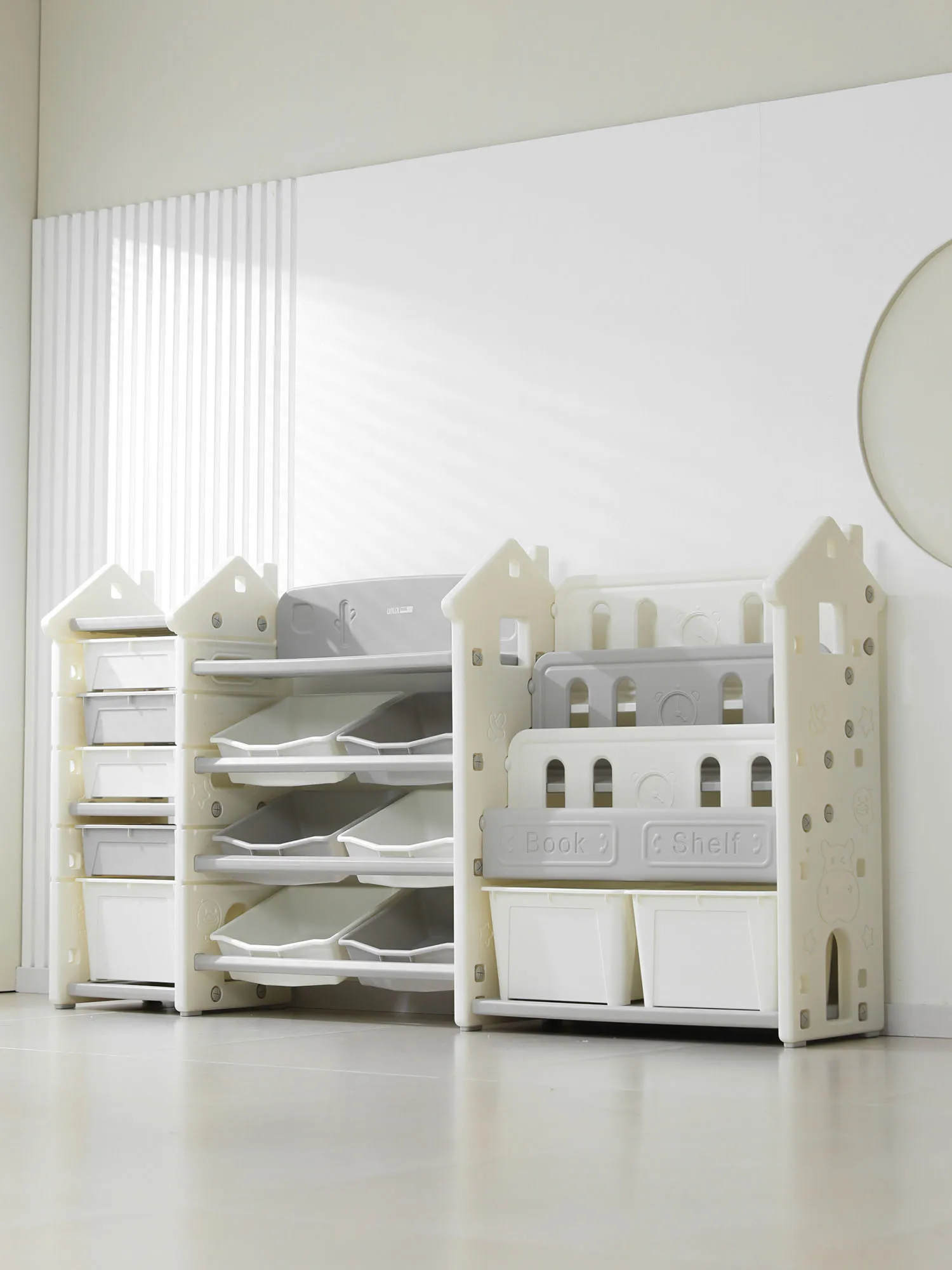 Стеллаж UNIX Kids для игрушек и книг