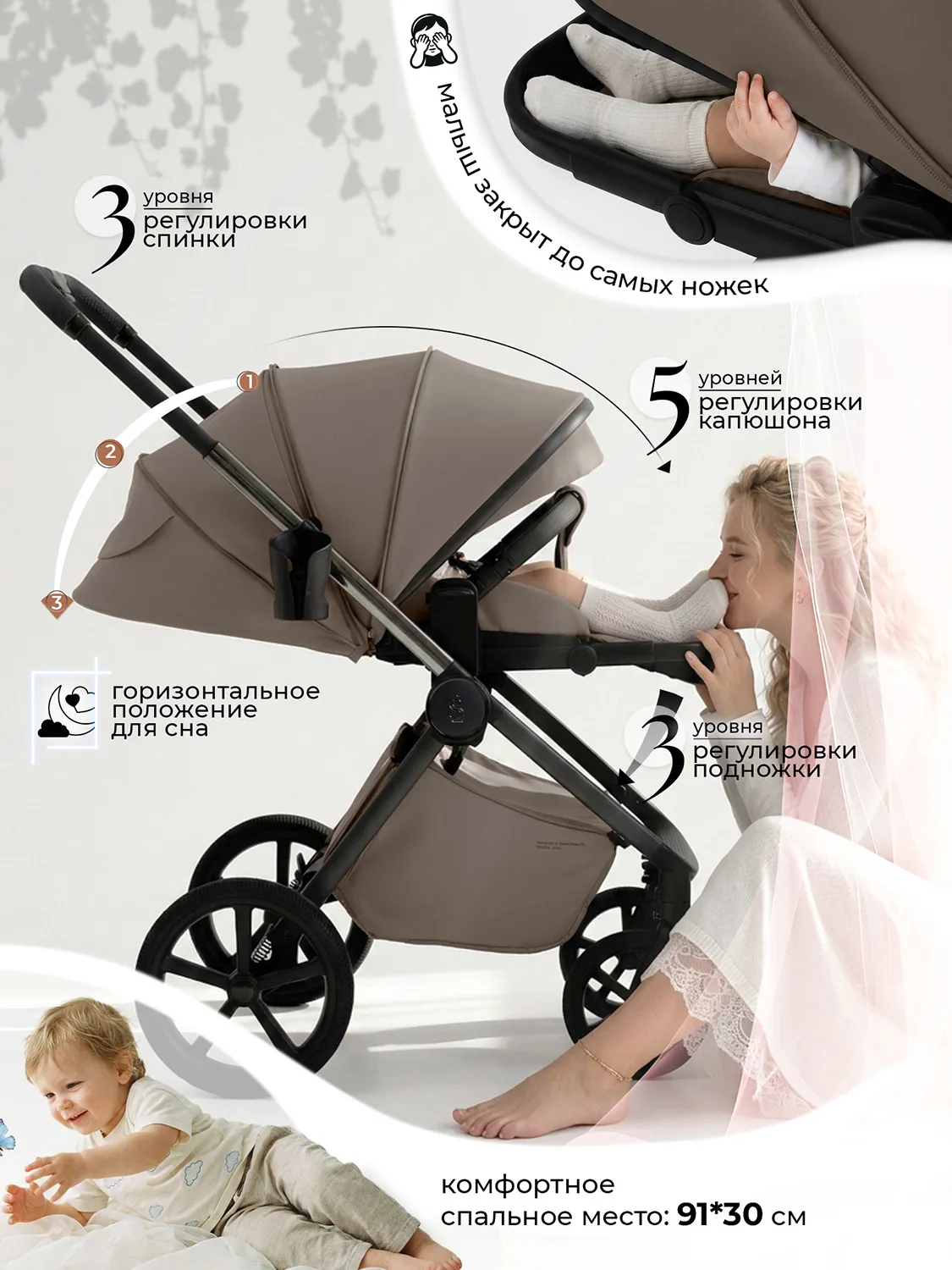 Коляска прогулочная SBL / Sweet Baby Elegante Therma