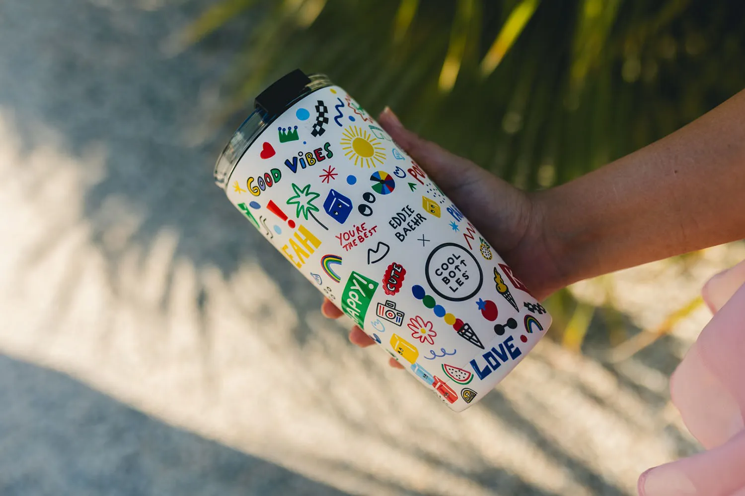 Термокружка Cool Bottles Tumbler Eddie Baehr Good Vibes 550 мл CBT55GVI