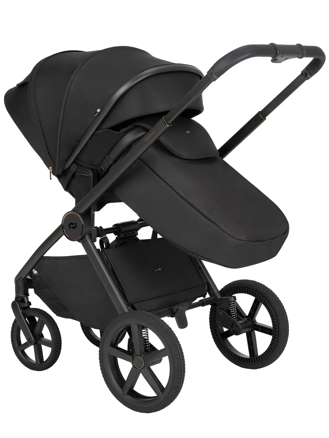 Коляска 2 в 1 Carrello Ultimo F CRL-6701, черный (sable black). Изображение 7
