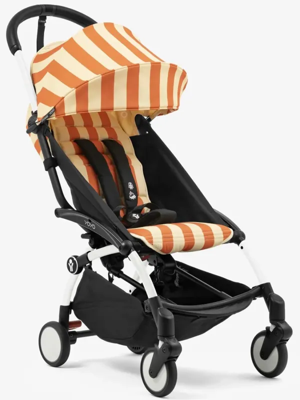 Коляска прогулочная Stokke YOYO3 Леопард рама черная (шасси + текстиль). Изображение 15
