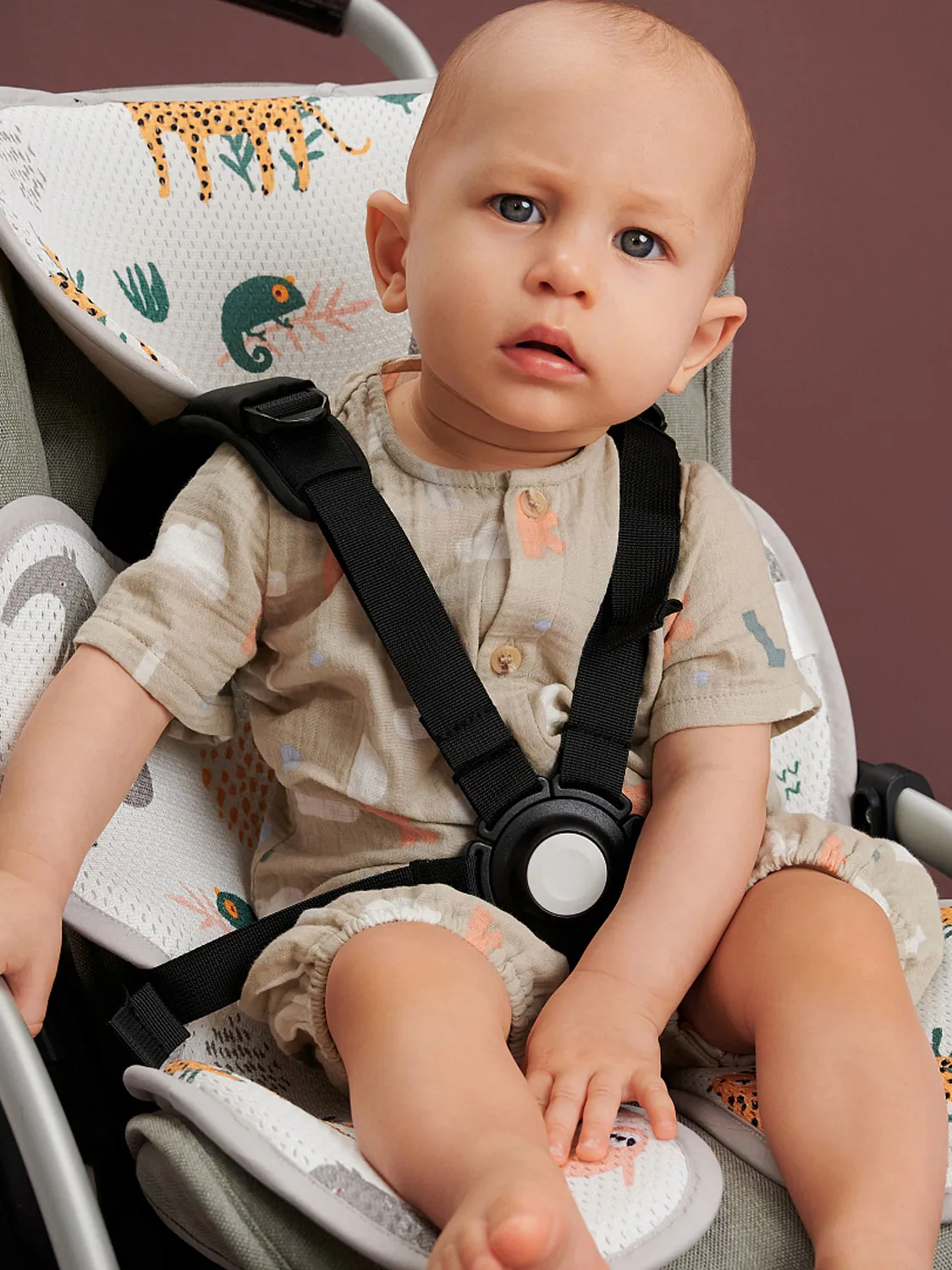 Дышащий двусторонний 3D матрасик Leokid