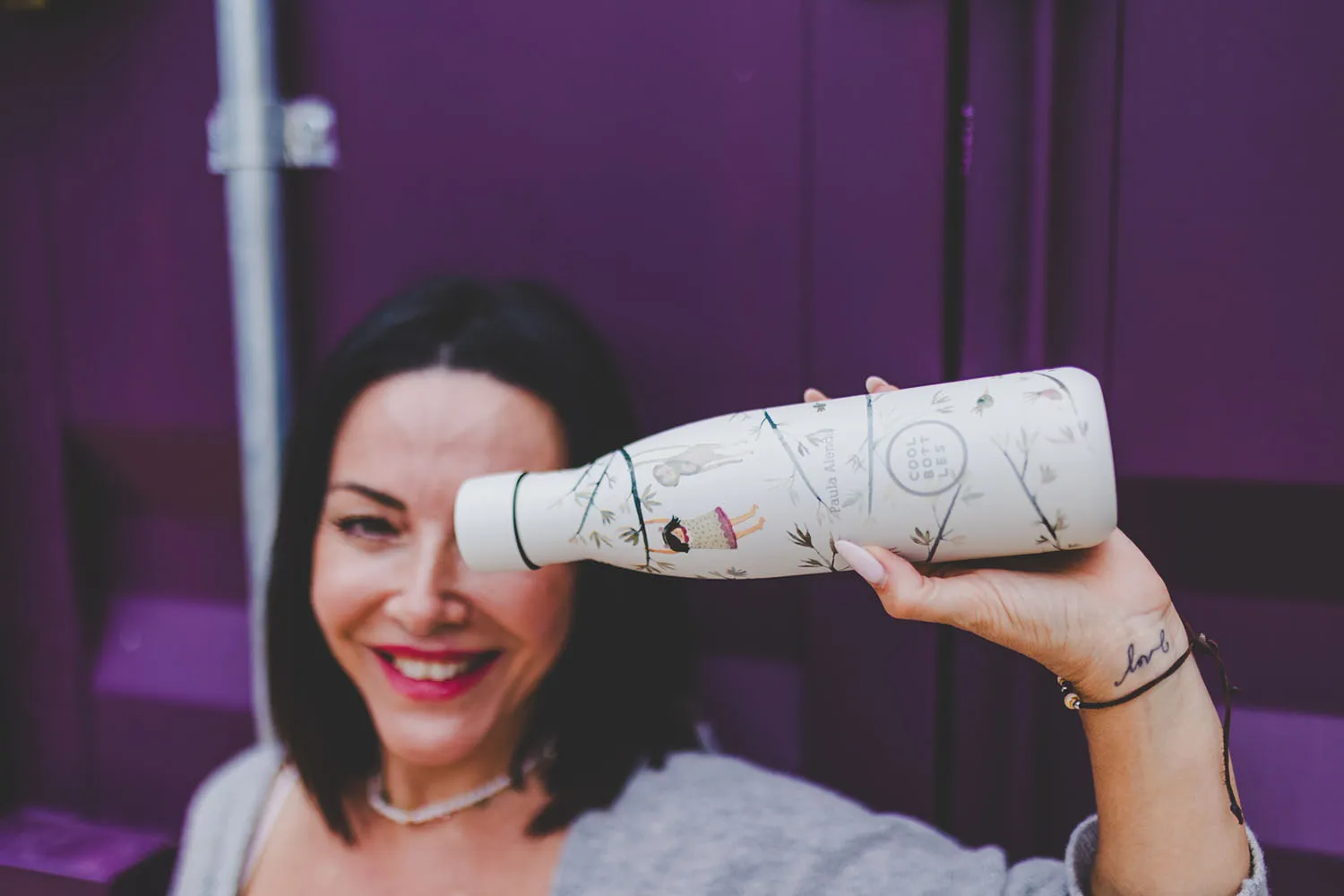 Термос-термобутылка Cool Bottles Paula Alenda Hanging Friends 500 мл