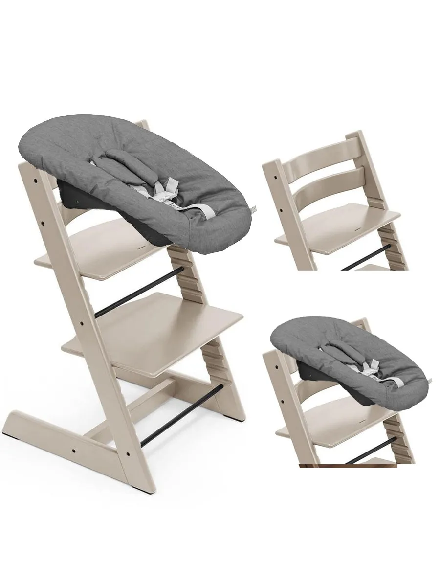 Стульчик растущий для новорожденных Stokke Tripp Trapp бук с сиденьем Newborn