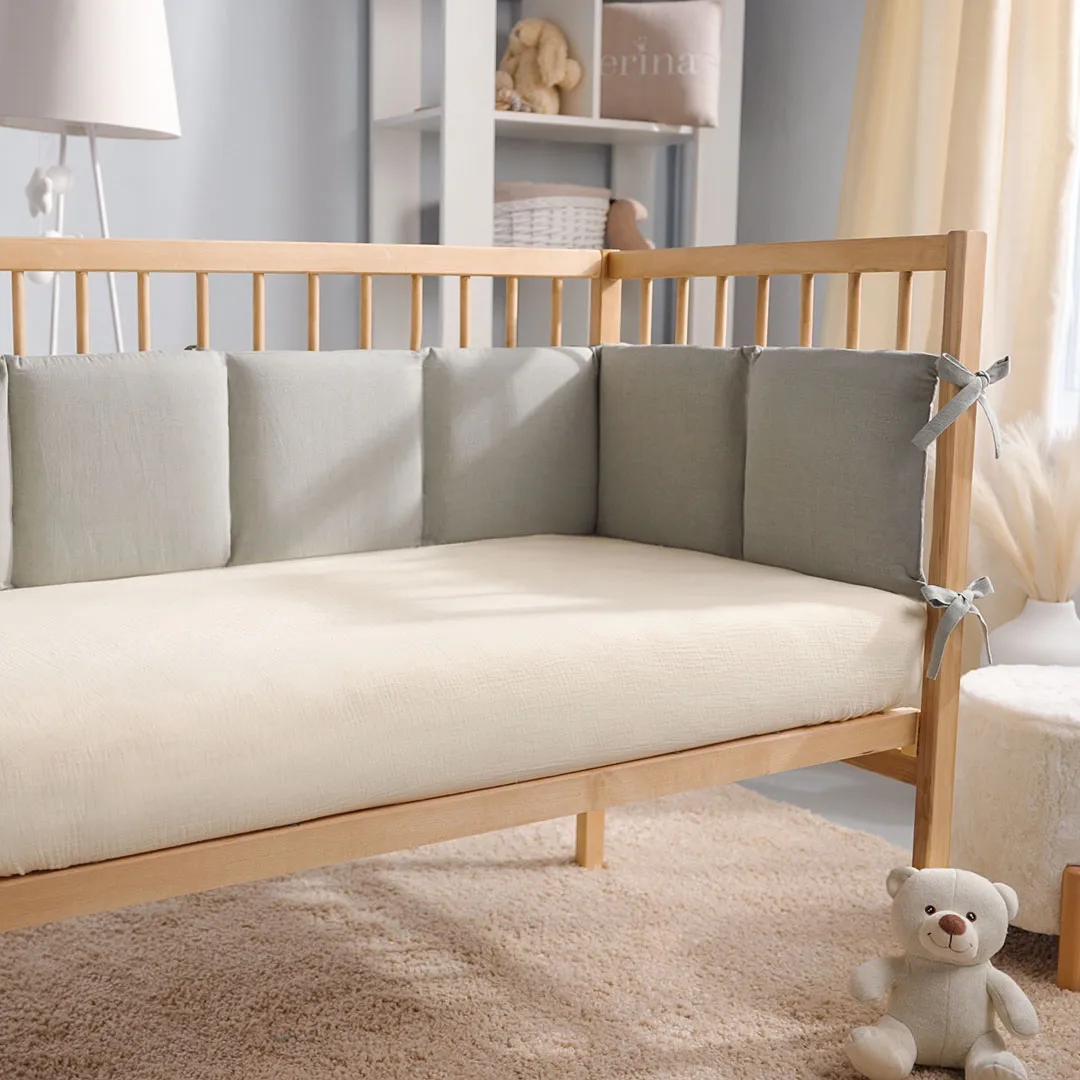 Простыня на резинке Perina Muslin на размер матраса 120х60 см