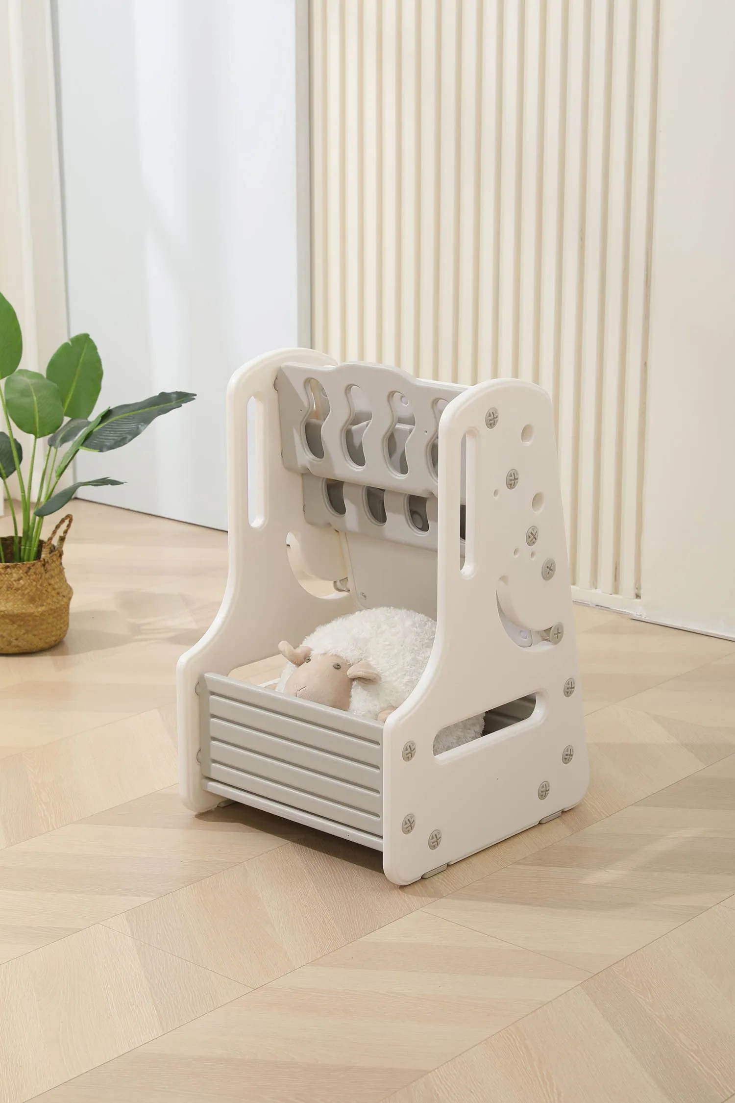 Стол трансформер детский 3 в 1 UNIX Kids Grey со стульчиком PPT3IN1GRY