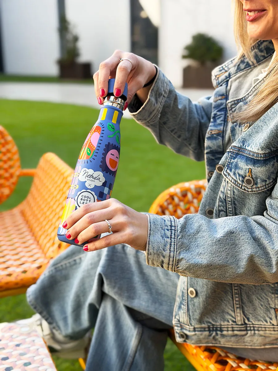 Термос-термобутылка Cool Bottles Nebula Studio Patch Zone 500мл CBB50PZN. Изображение 7
