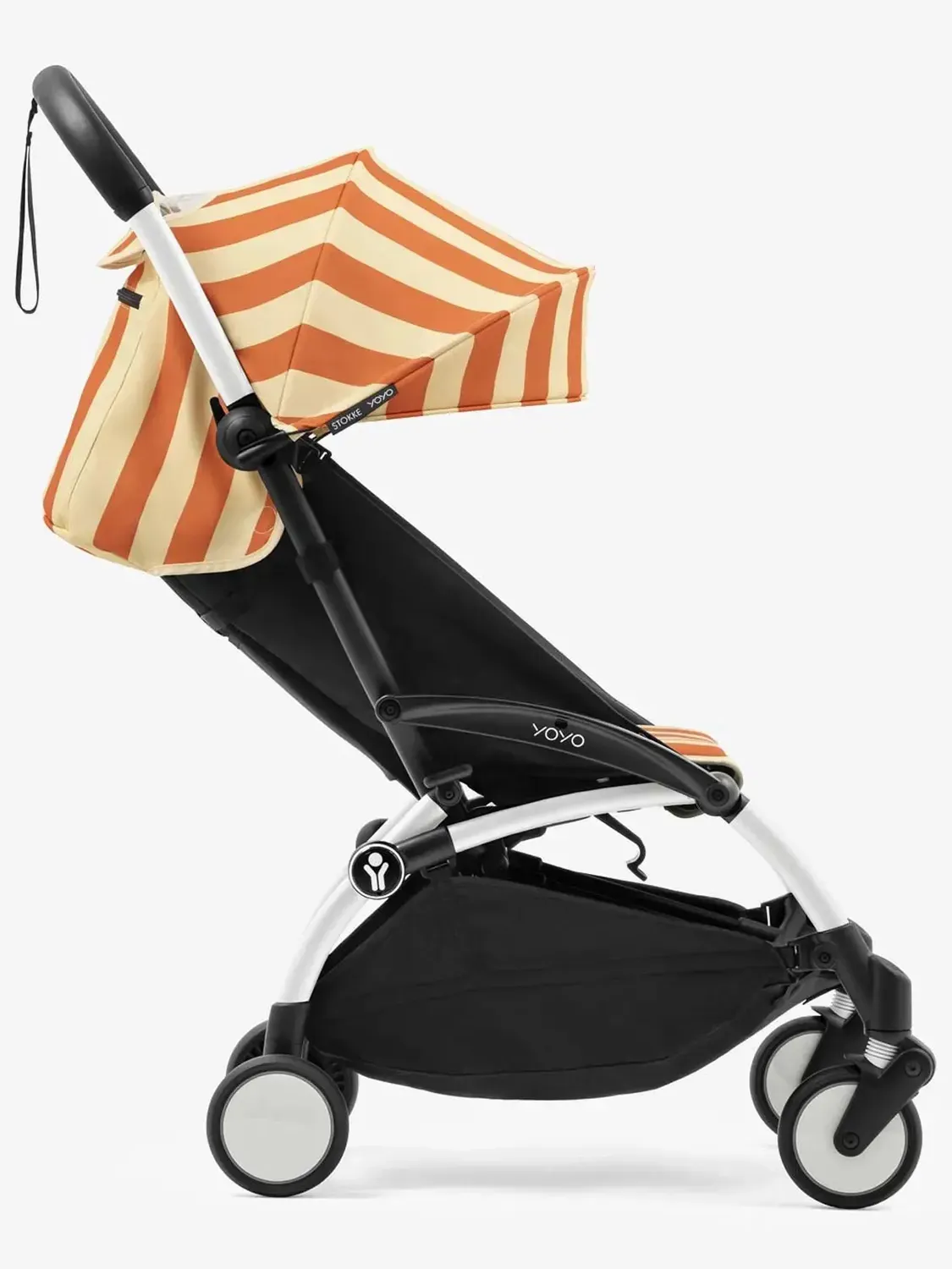 Коляска прогулочная Stokke YOYO3 Ривьера Капри, рама белая, летний комплект. Изображение 7