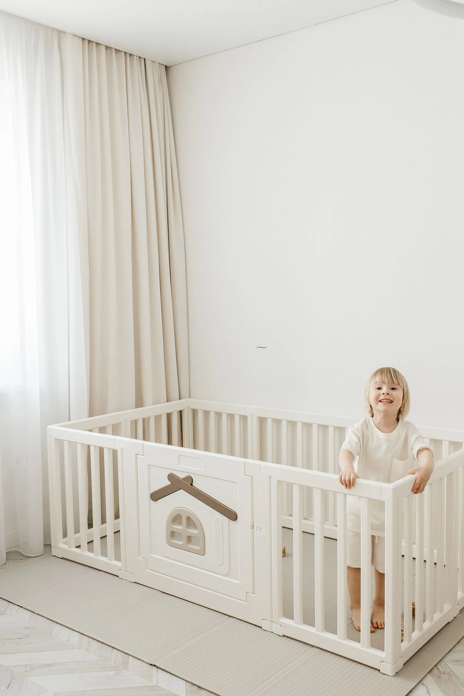 Манеж большой детский игровой UNIX Kids Classic Tree House 180x200