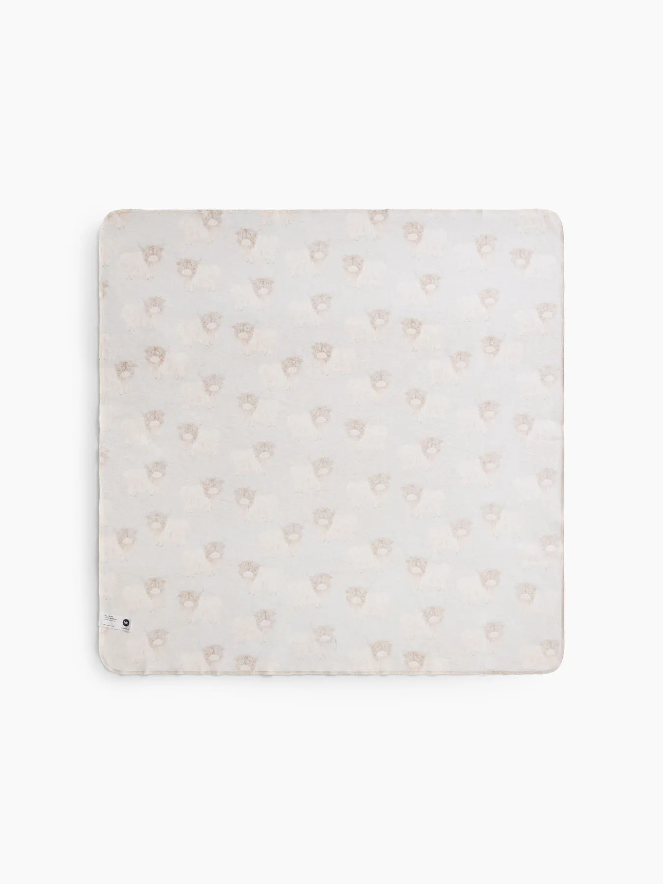 Набор пеленок Happy Baby детских 90x90 см 2 шт бежевый (beige) 87589. Изображение 4