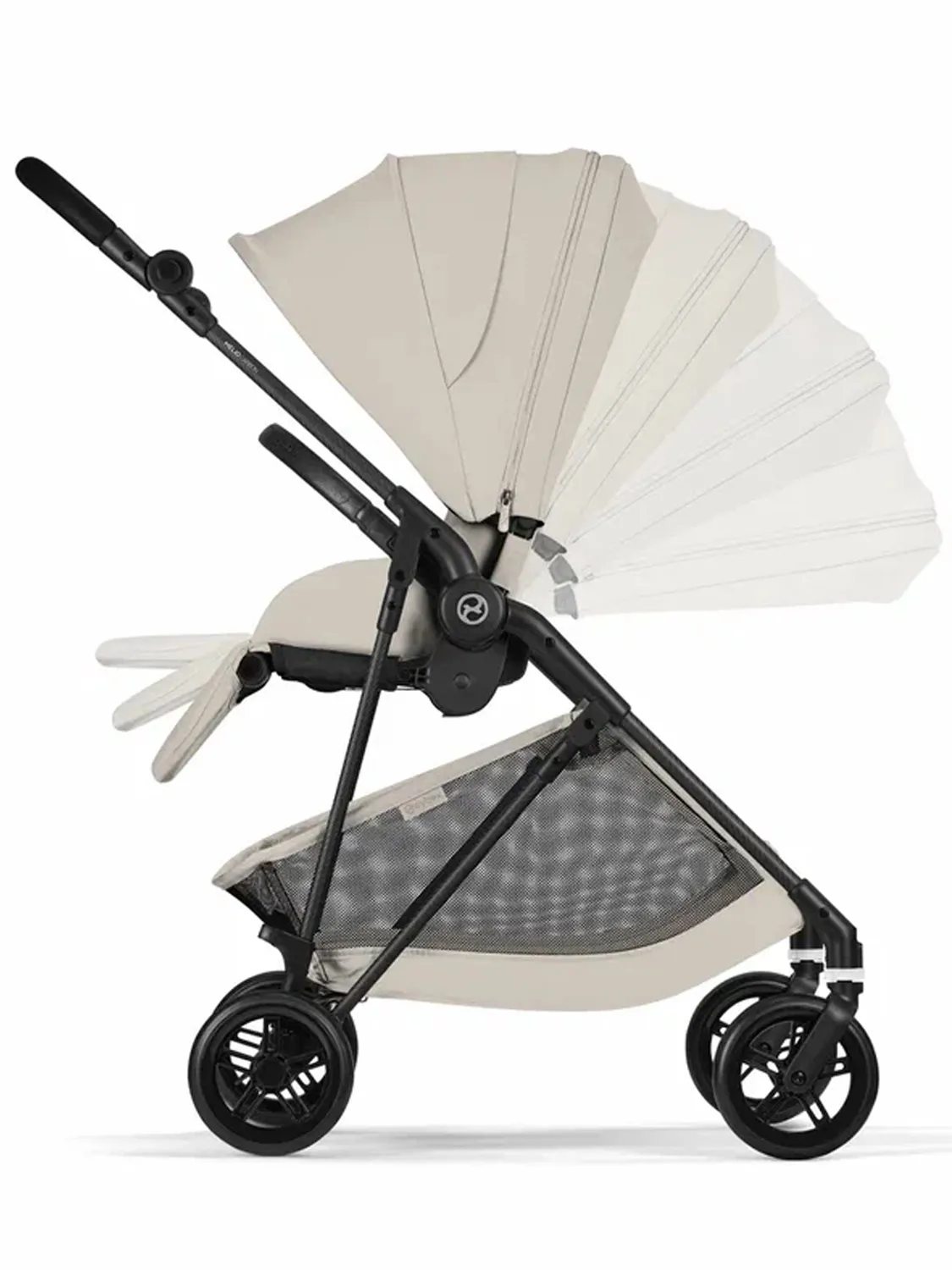 Коляска прогулочная Cybex Melio с дождевиком и бампером