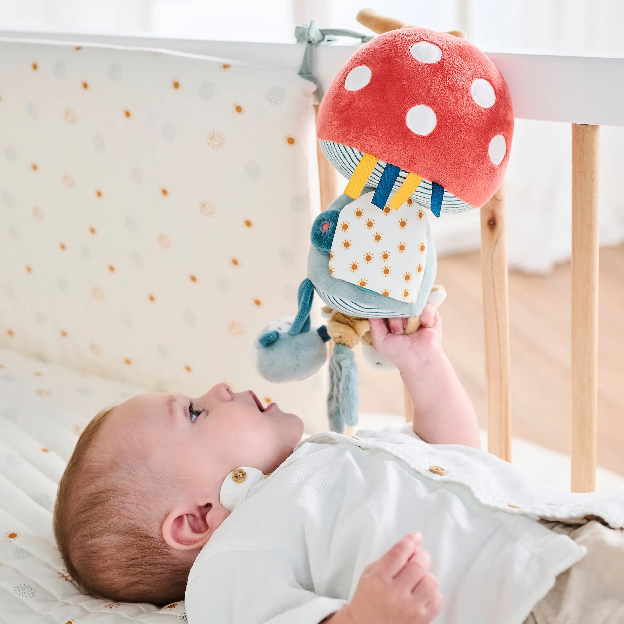 Игрушка мягкая Nattou Soft toy FELIX & LEO Ослик 595018