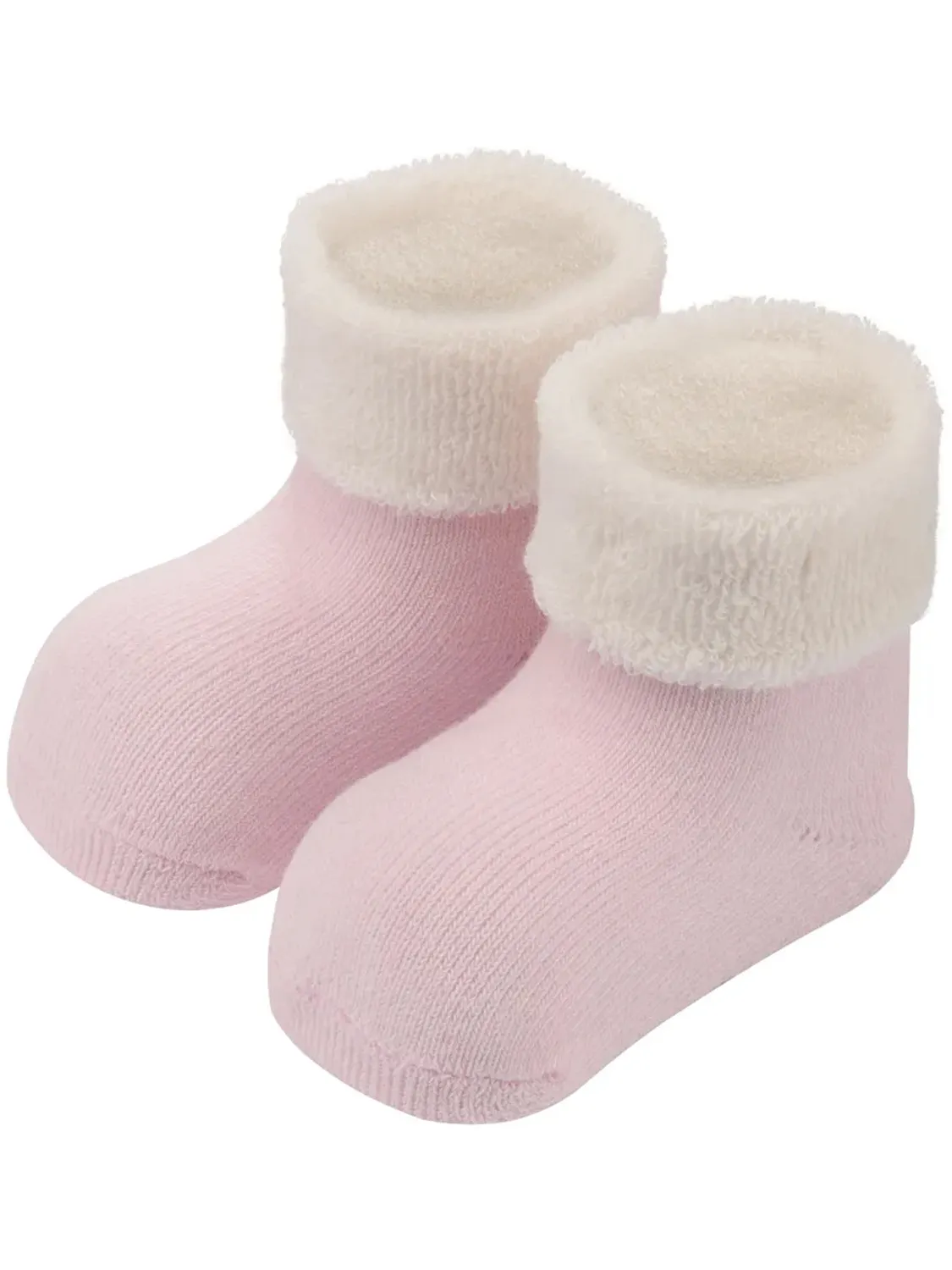 Носки детские махровые Mansita Mi, цв.розово-молочный
