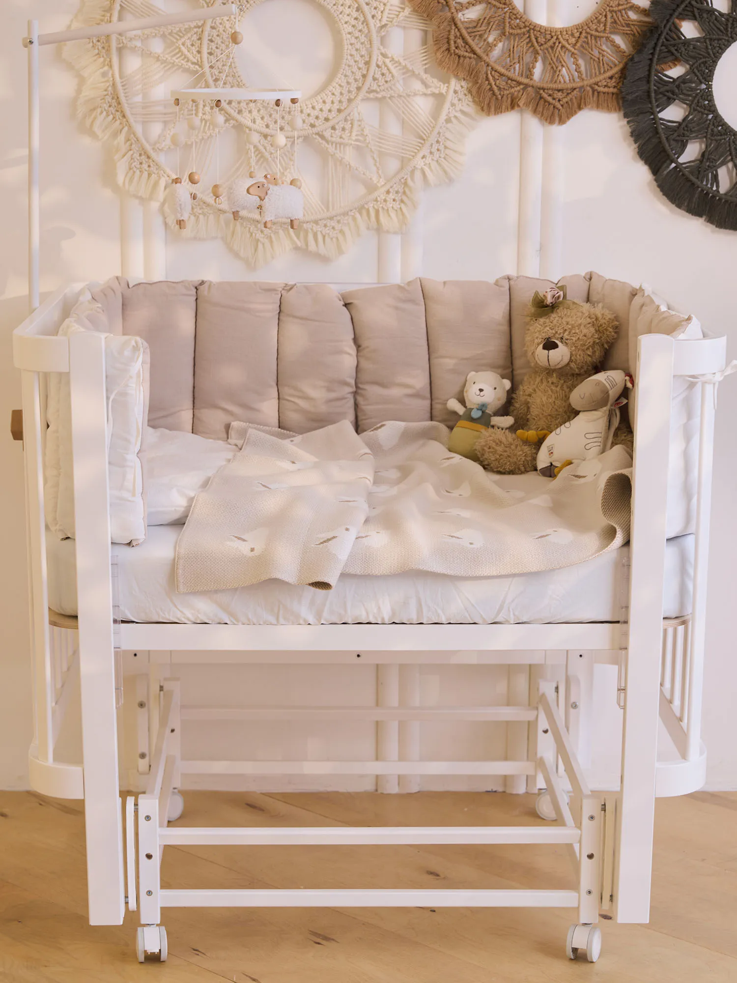 Кроватка детская ANTEMI Terra Light New с маятником 100х70