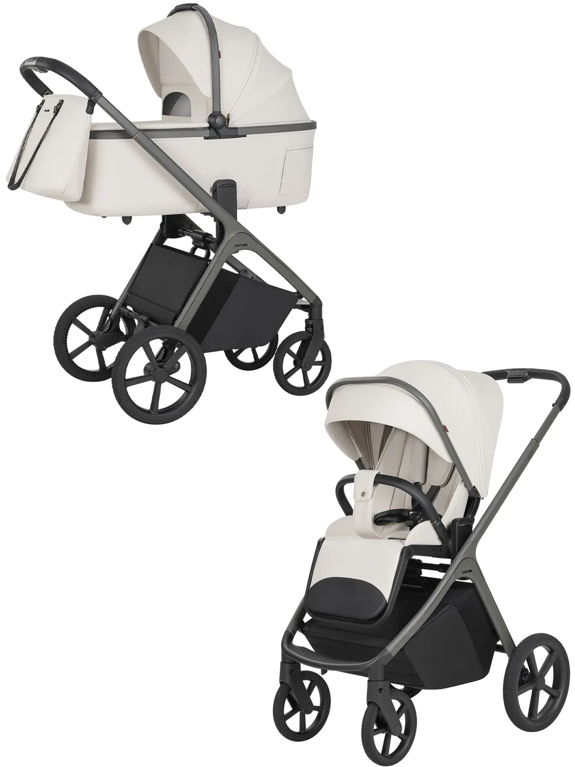 Коляска 2 в 1 CARRELLO Vector F CRL-6700, бежевый (zephyr beige). Изображение 1