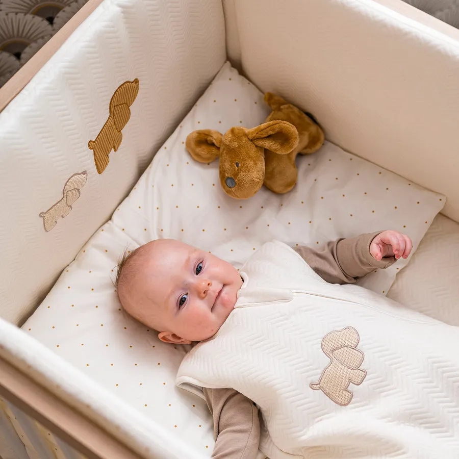 Игрушка мягкая Nattou Rattle Charlie Собачка caramel 388078