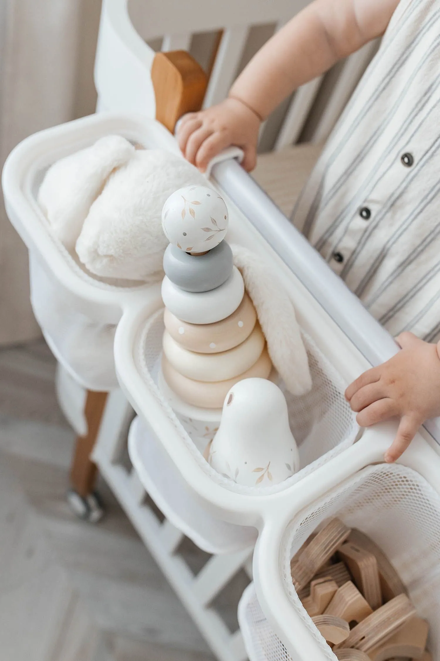 Органайзер для хранения подвесной UNIX Kids White с тремя отделениями универсальный PPBH3W