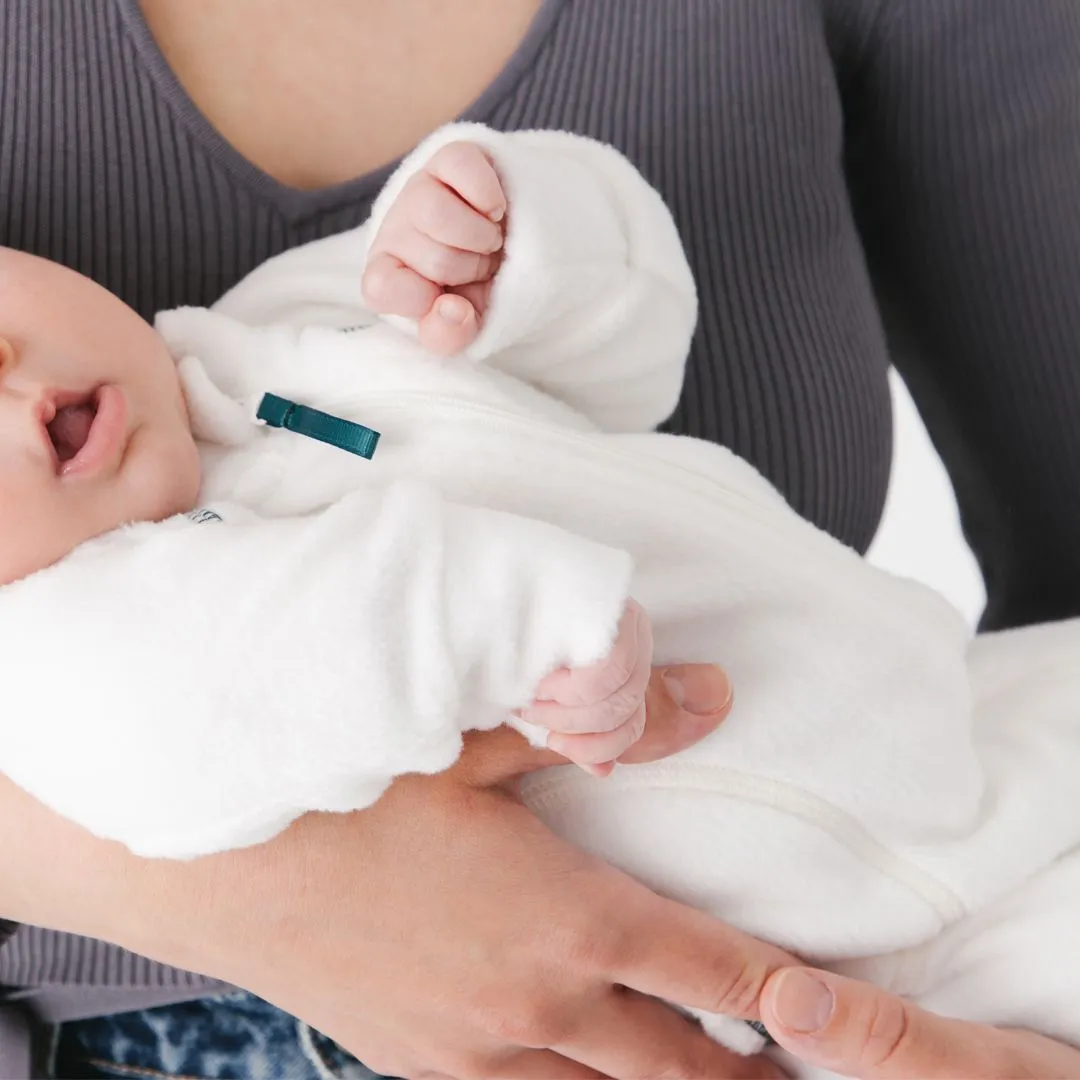 Комбинезон Mansita Comfi флисовый молочный