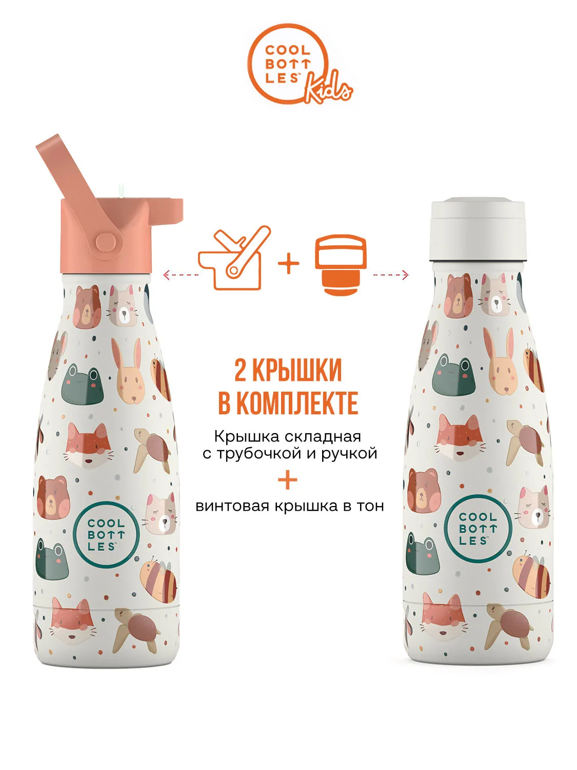 Термос–термобутылка Cool Bottles Kids серия Enjoyer Pet Lover 260 мл CBBK26PL